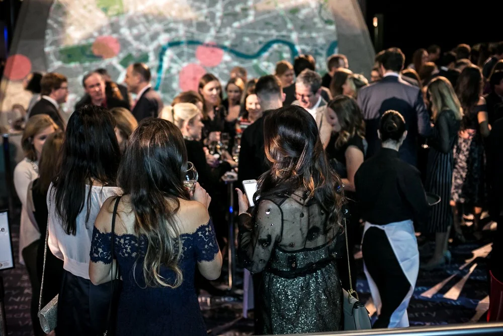 Corporate party photography London at London Transport Museum