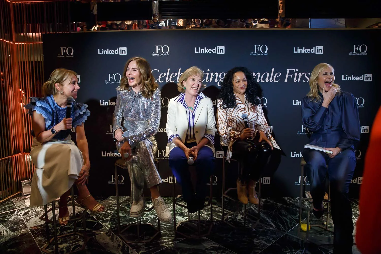 Panel at Female Quotient & Linkedin Event
