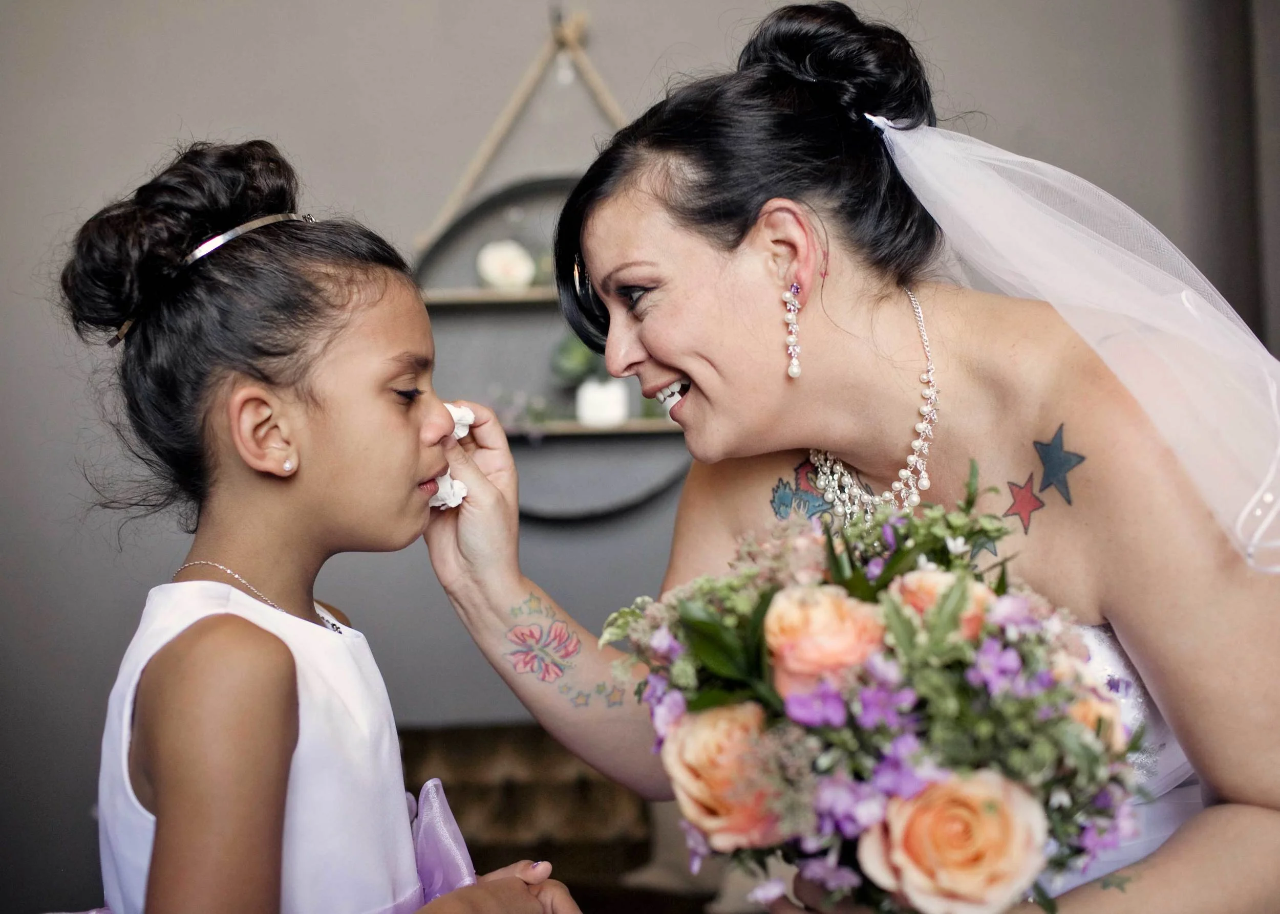 ...AND A TEAR AFTER THE CEREMONY. ALL THE FEELS!