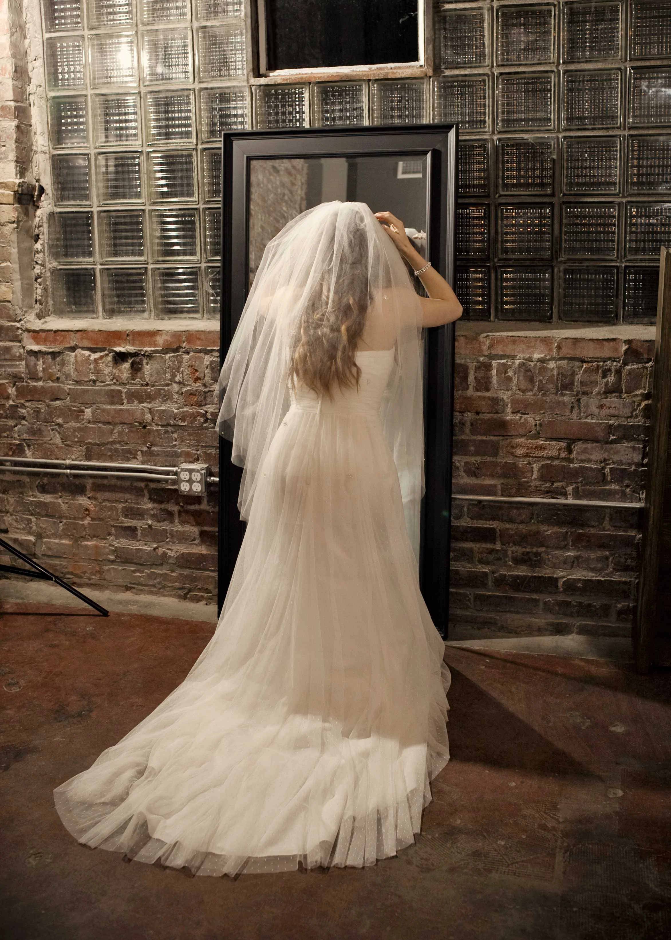 9. MAKING THOSE FINAL ADJUSTMENTS BEFORE HER BIG MOMENT!
