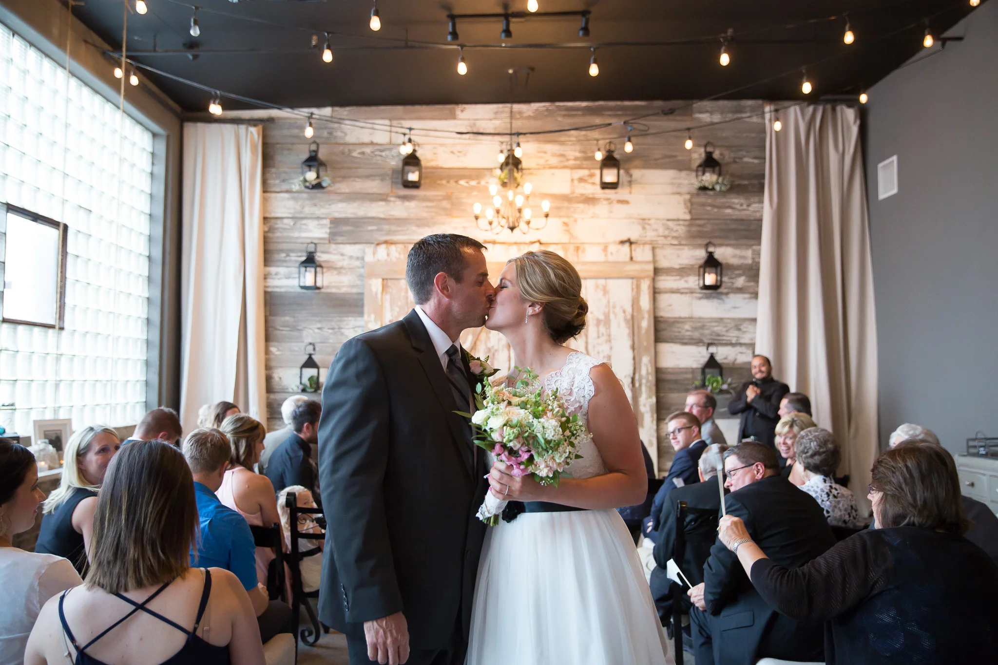JUST A FEW "WE DID IT!" MOMENTS AT THE VOW EXCHANGE
