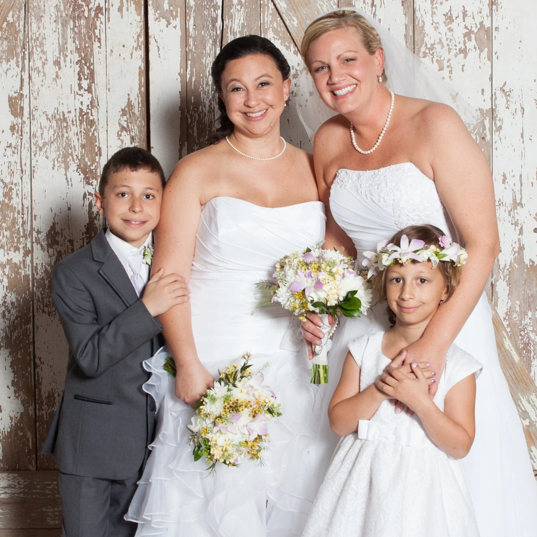 The Vow Exchange Flowers: Couple's 2 Bouquet Set - $400