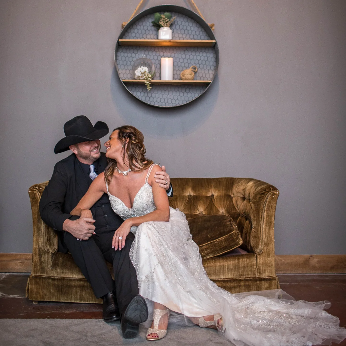 Country Cuties Get Hitched in Downtown Kansas City's Only Barn Themed Wedding Venue