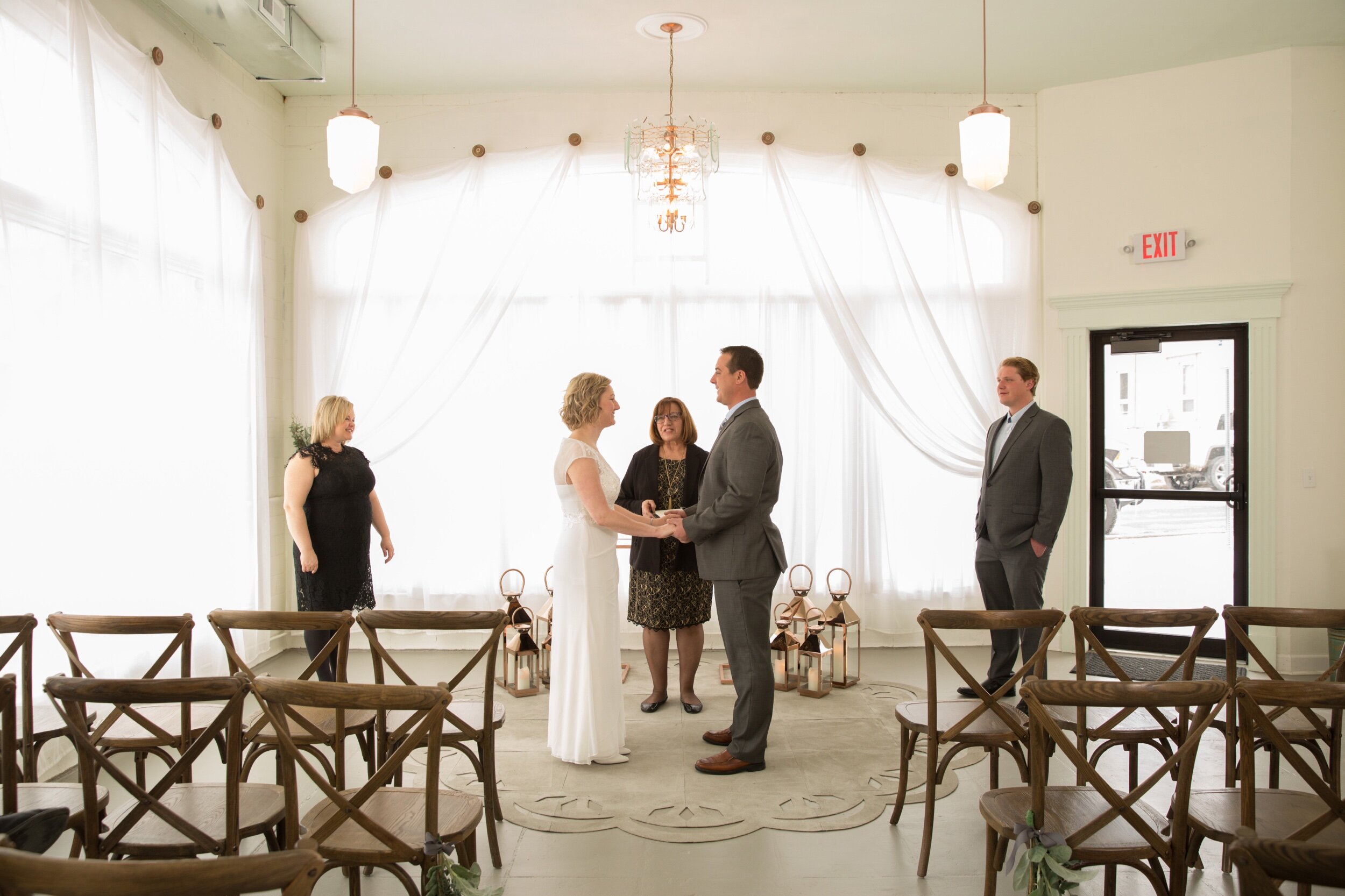 Which Wedding Venue is The One for You: The Vow Exchange Chapel in the KC Crossroads or The Chapel on the Corner in Liberty, MO? Ceremony for 2 at Chapel on the Corner