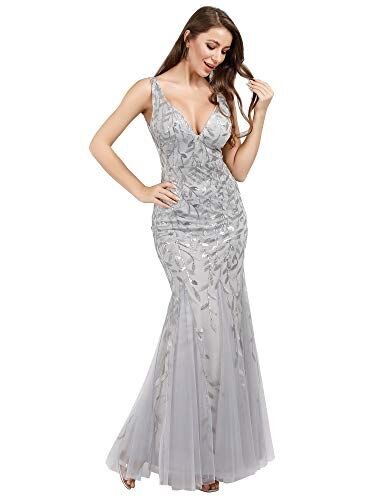 Ever-Pretty Double V-Neck Mermaid Dress