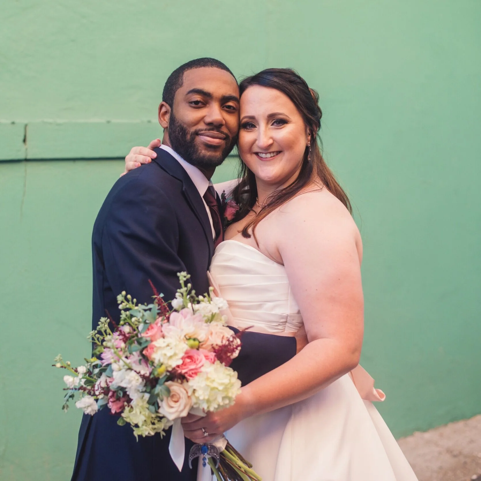 Two Become One in Haley &amp; Marion's Emotional Wedding Ceremony Down in The KC Crossroads Arts District