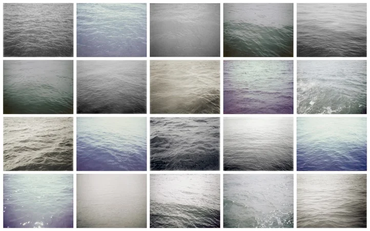 Twenty polaroid images taken from Governors Island (26″x18″, 2010)
