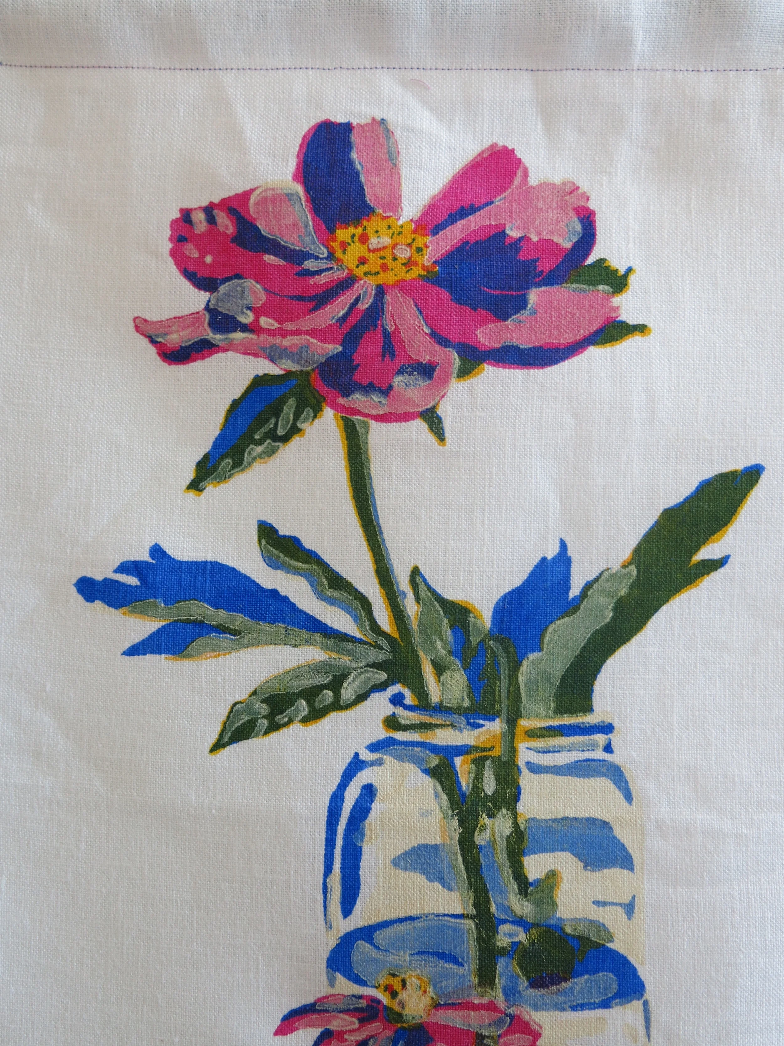 Small Peony pendant detail