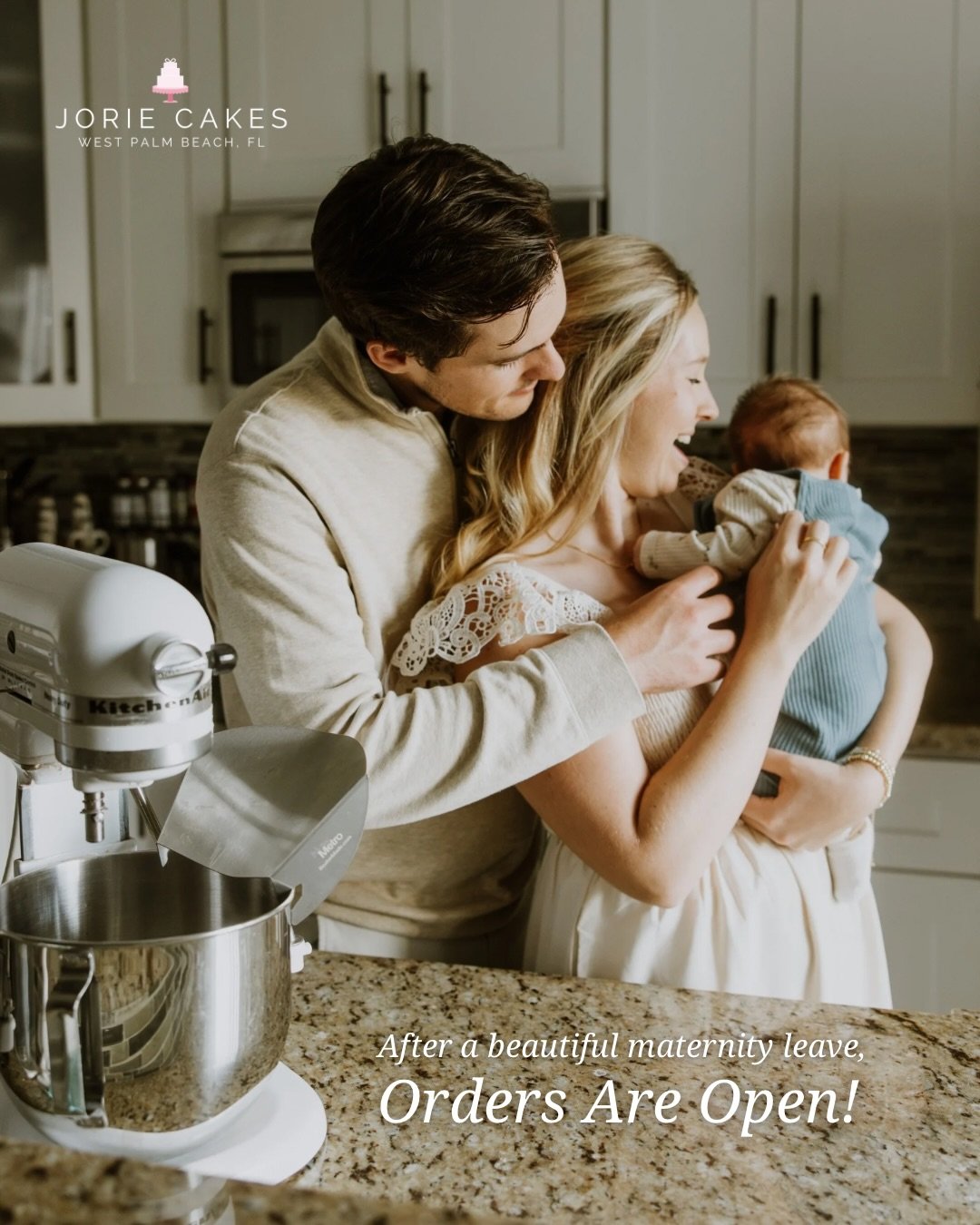 A 15-year dream come true&hellip;Jorie Cakes is going full-time 🤍 

Thank you to all of our wonderful customers who support our business and enjoy our treats. It&rsquo;s a true pleasure to serve you, South Florida!