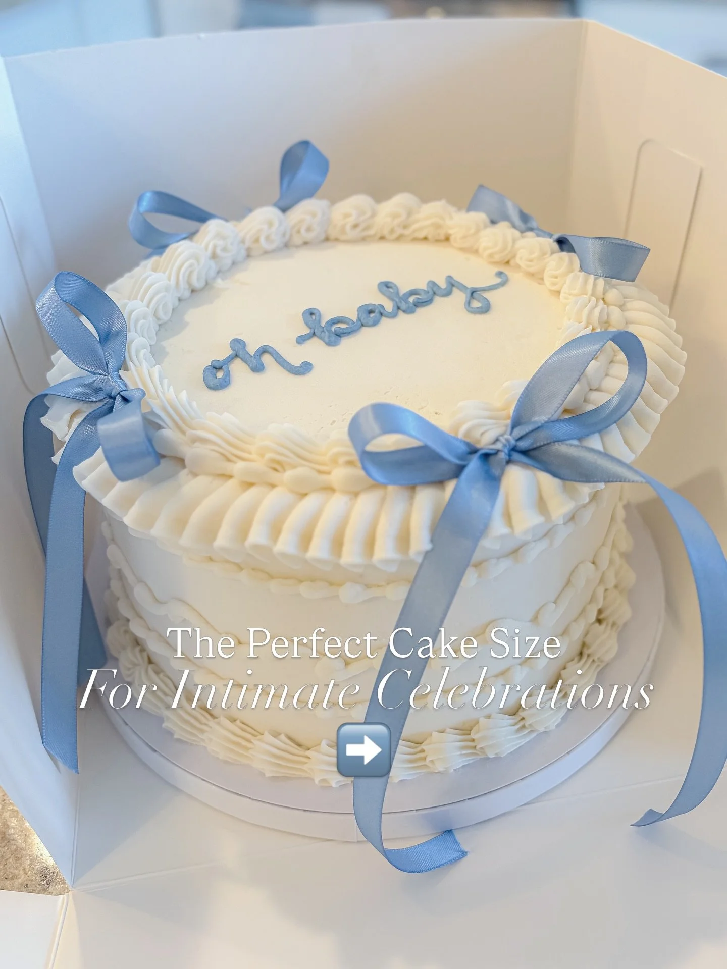 Small cake, big celebration 🎂

The 6&rdquo; short cake is perfect for intimate gatherings, date nights, or those moments that deserve something sweet without needing a huge cake. 🫂

It&rsquo;s also a great addition to a dessert table when you want 