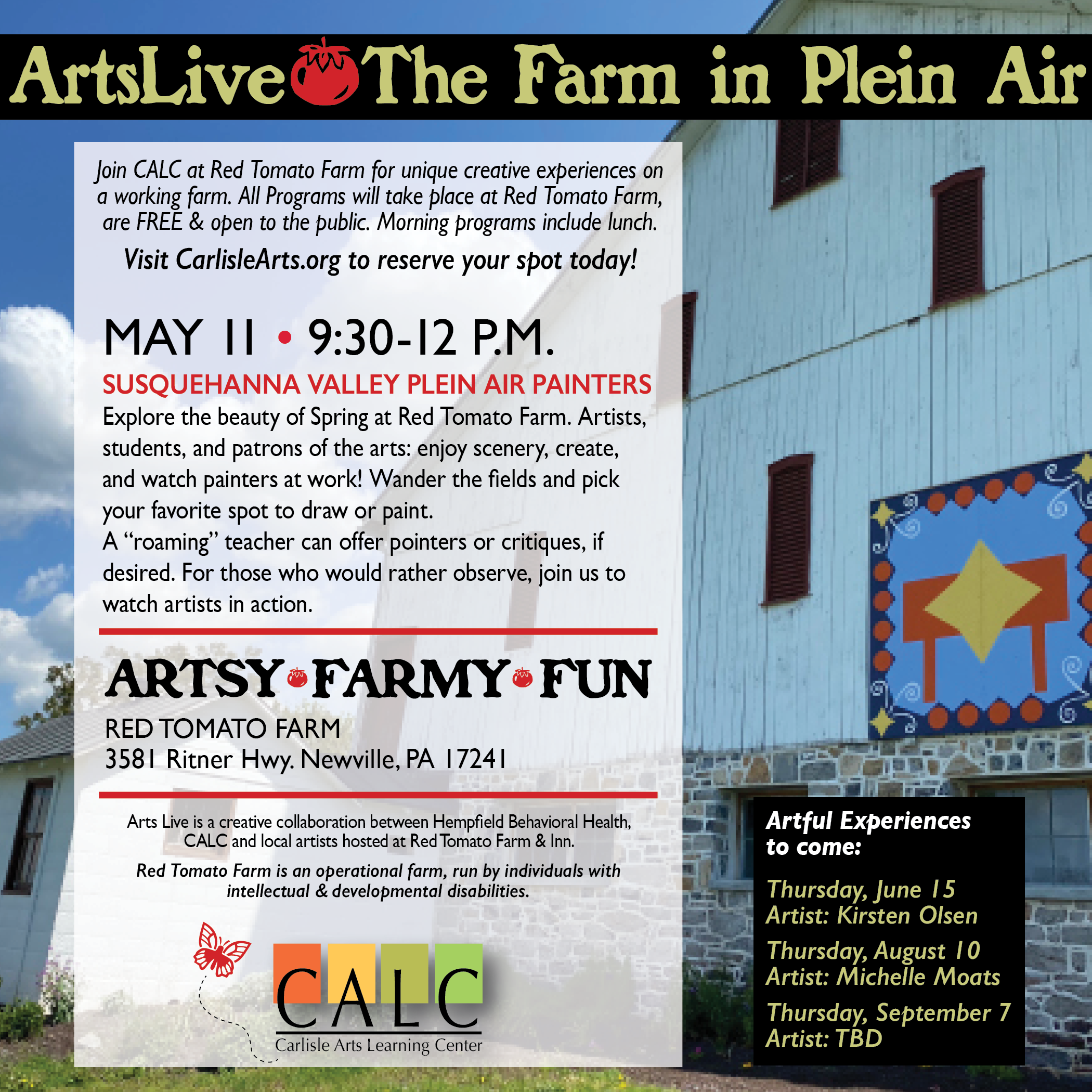Arts Live Classes — Carlisle Arts Learning Center