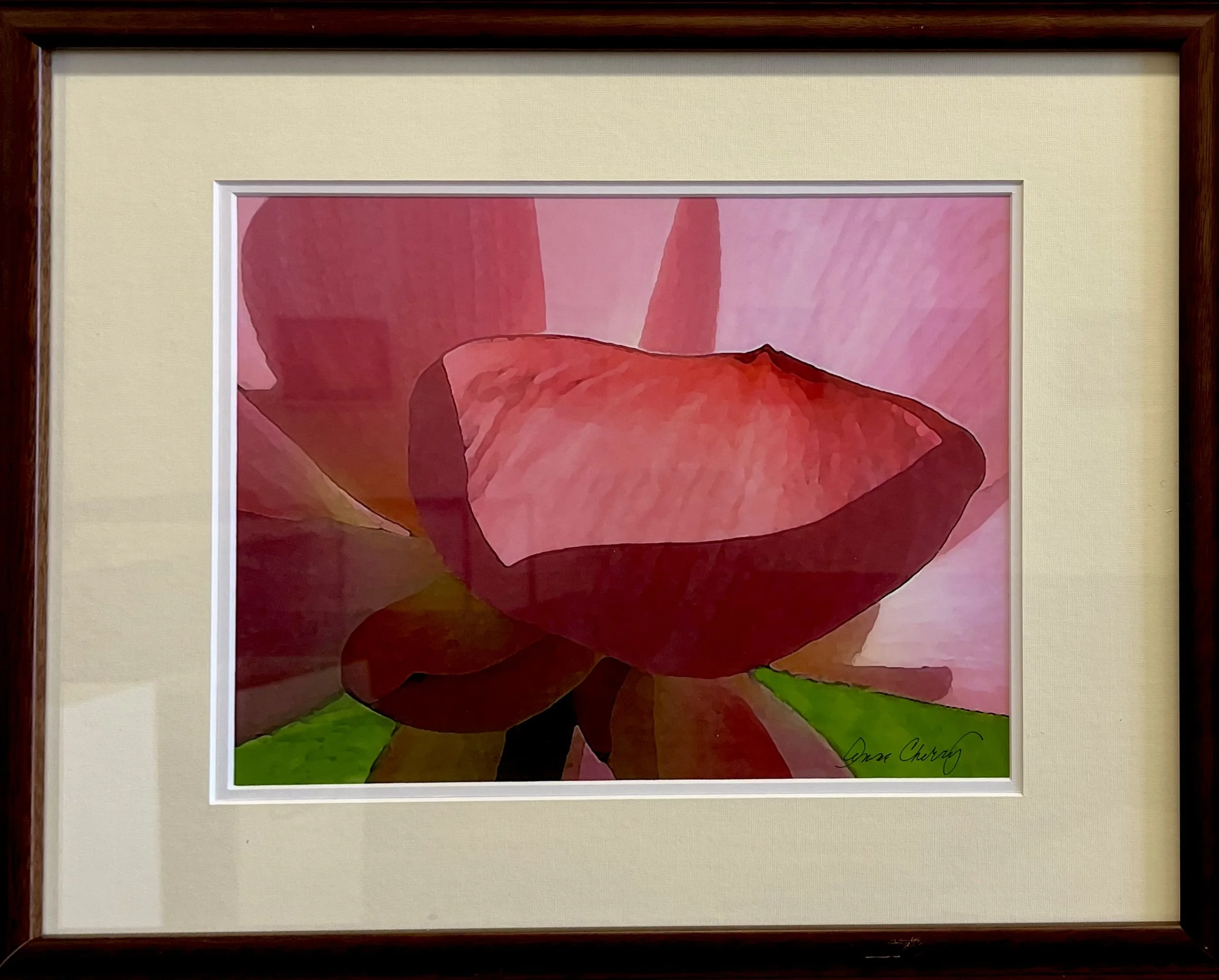 Lotus Blooming by Anne Cherry