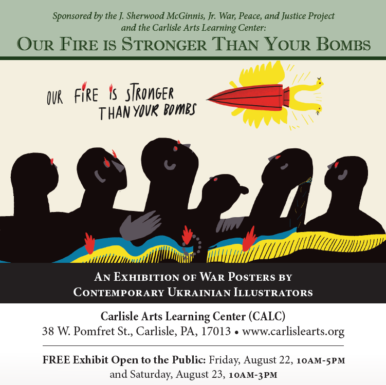 Our Fire is Stronger Than Your Bombs A Special 2-day Pop-Up Exhibition of War Posters by Contemporary Ukrainian Illustrators