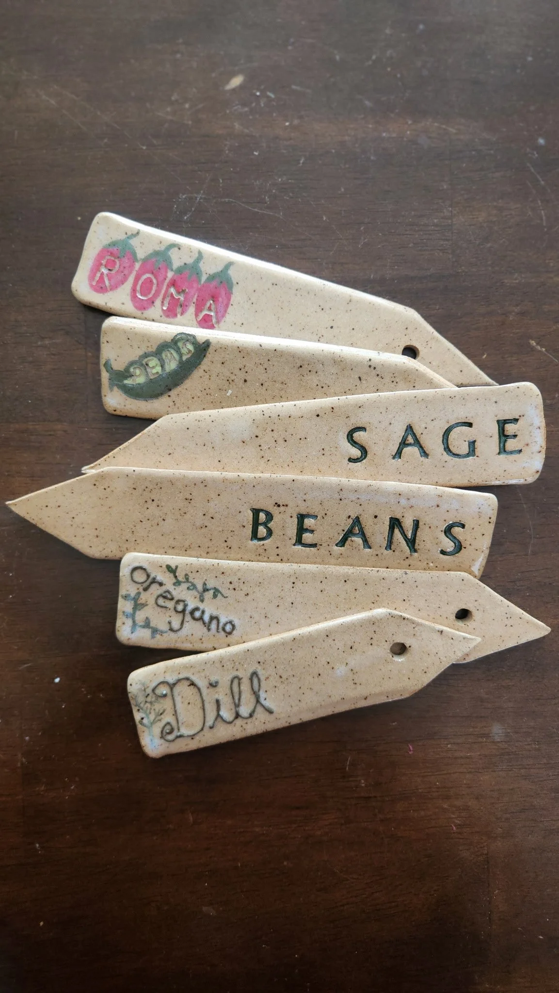 Ceramic Plant Labels 1pm-2pm