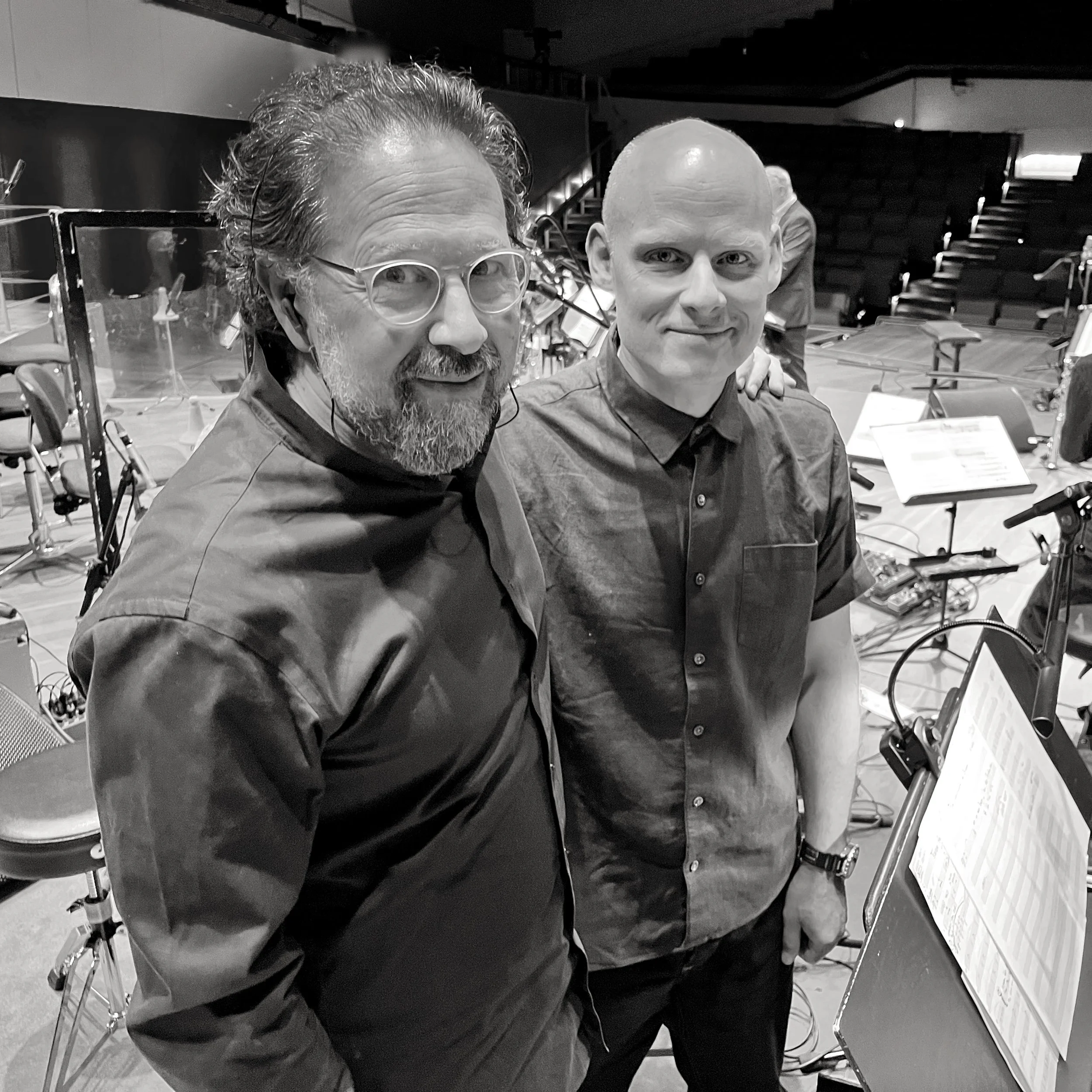  Eric Schaefer &amp; Marcio at the Berlin Philharmonic Hall. 