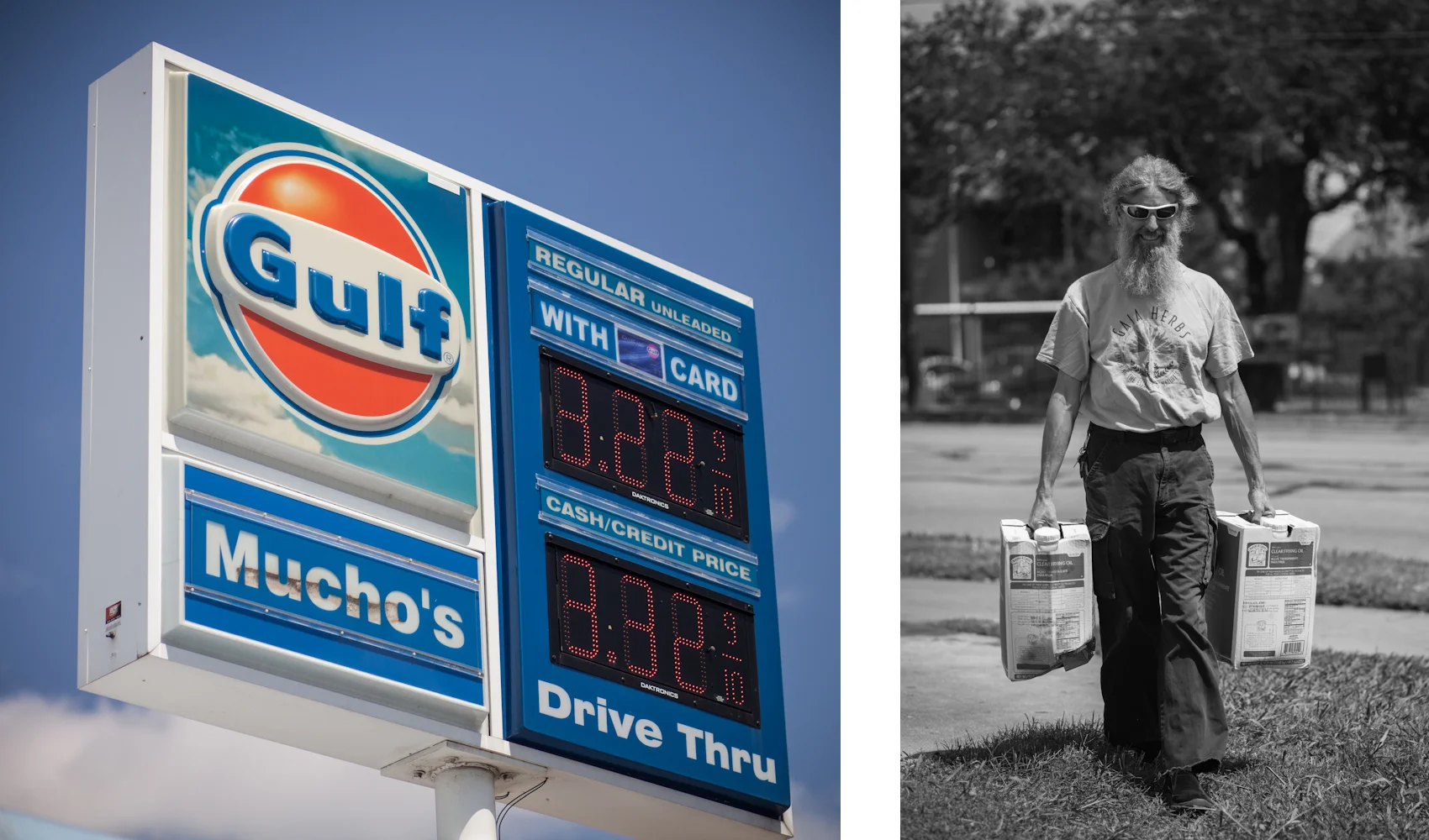 Nature stocks up on used vegetable oil from a local restaurant