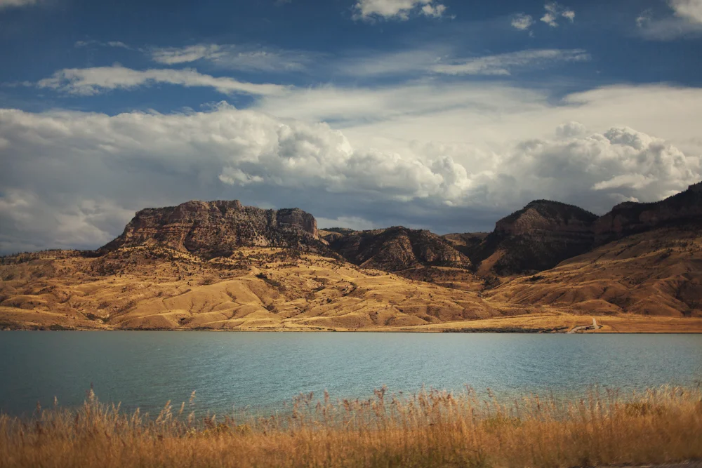Heading east through Wyoming