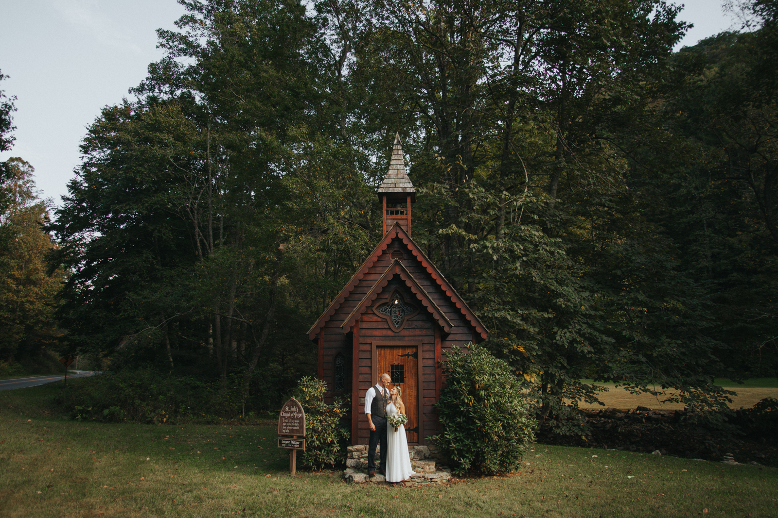 St Jude's Tiny Chapel Wedding Elopement Trust North Carolina Photographer