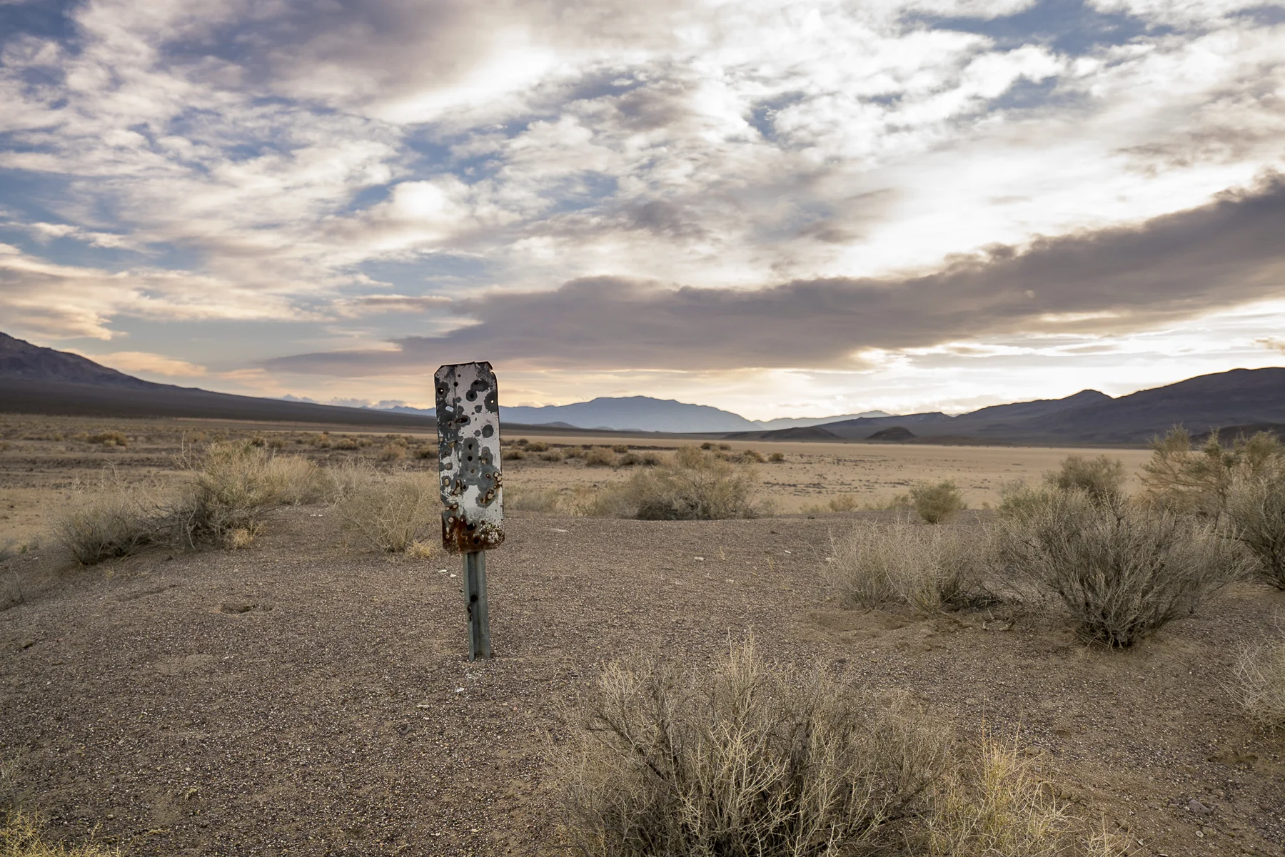 "Life While-You-Wait" on a Playa in Death Valley