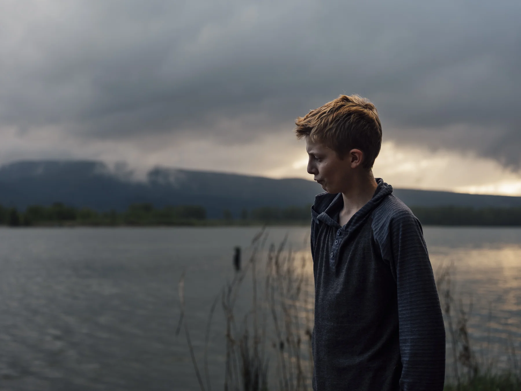 Shot of my nephew on the Fuji GFX50 with 64mm lens