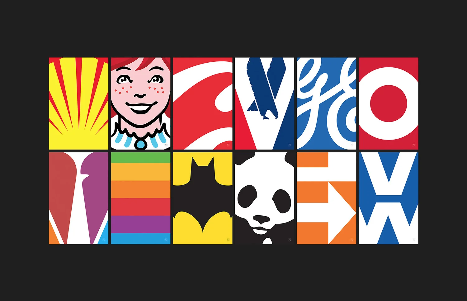 Posters As more and more brands were explored in this fashion, friends and colleagues began to try and guess which brands logos were behind each abstraction. That led to the idea of sharing this project with the world.