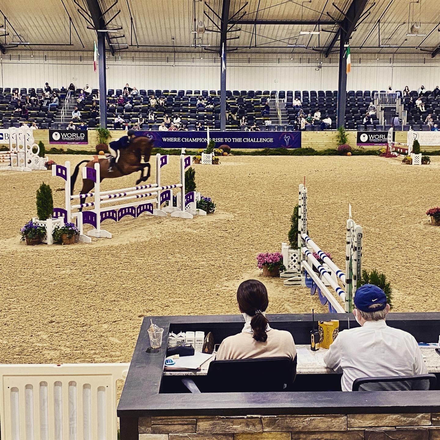 Judges&rsquo; Perspective from the EMO Insurance/USHJA 3&rsquo;3&rdquo; Jumping Seat Medal Final - East #judging #horseshows #horseshowlife #cchs2020 #risetothechallenge #wec #emoinsurance @tyypo 📷 @capitalchallengehorseshow @ushunterjumper