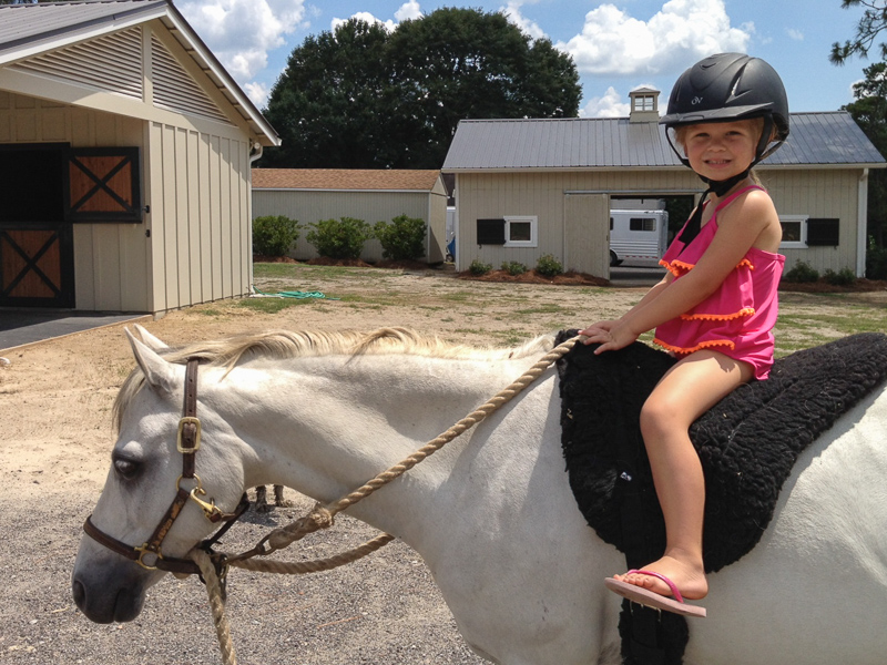 Elle and Pogo at Finally Farm
