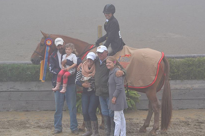 Liza Towell Boyd and Brunello win the $15,000 USHJA International Hunter Derby