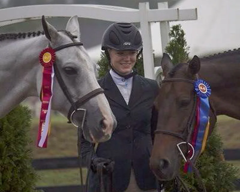 Stella Styslinger with Echo and Eloise.