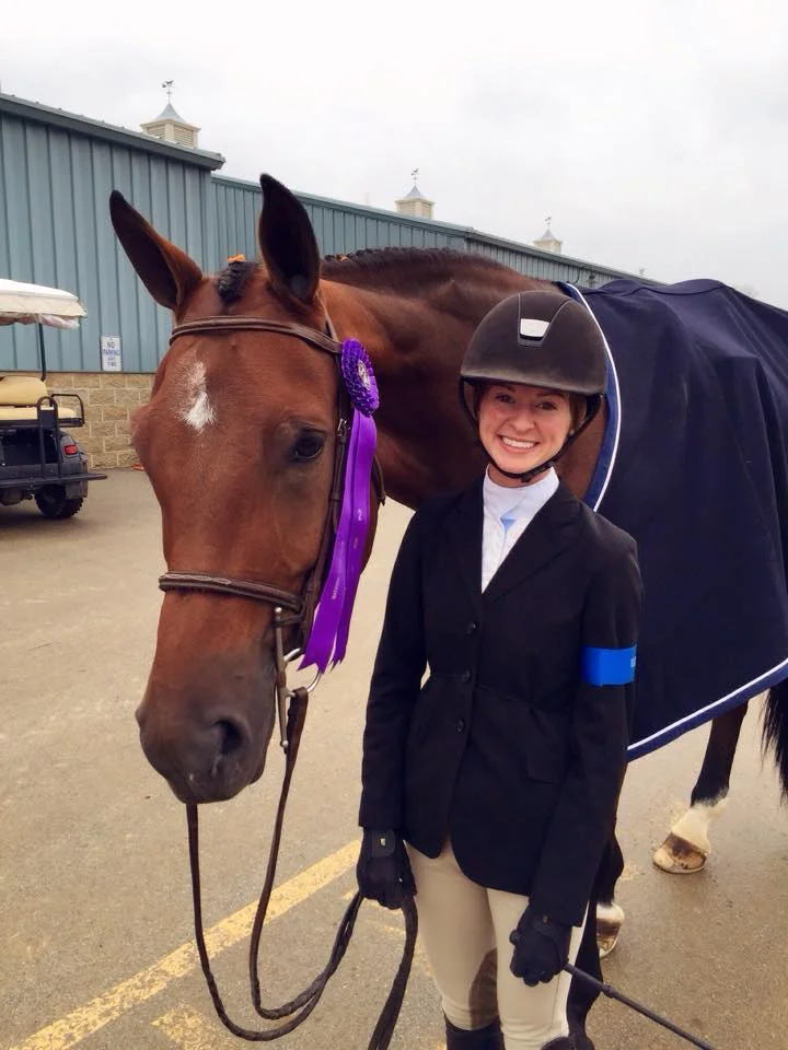 Grace Howard and Bethel's Peri at the National Horse Show