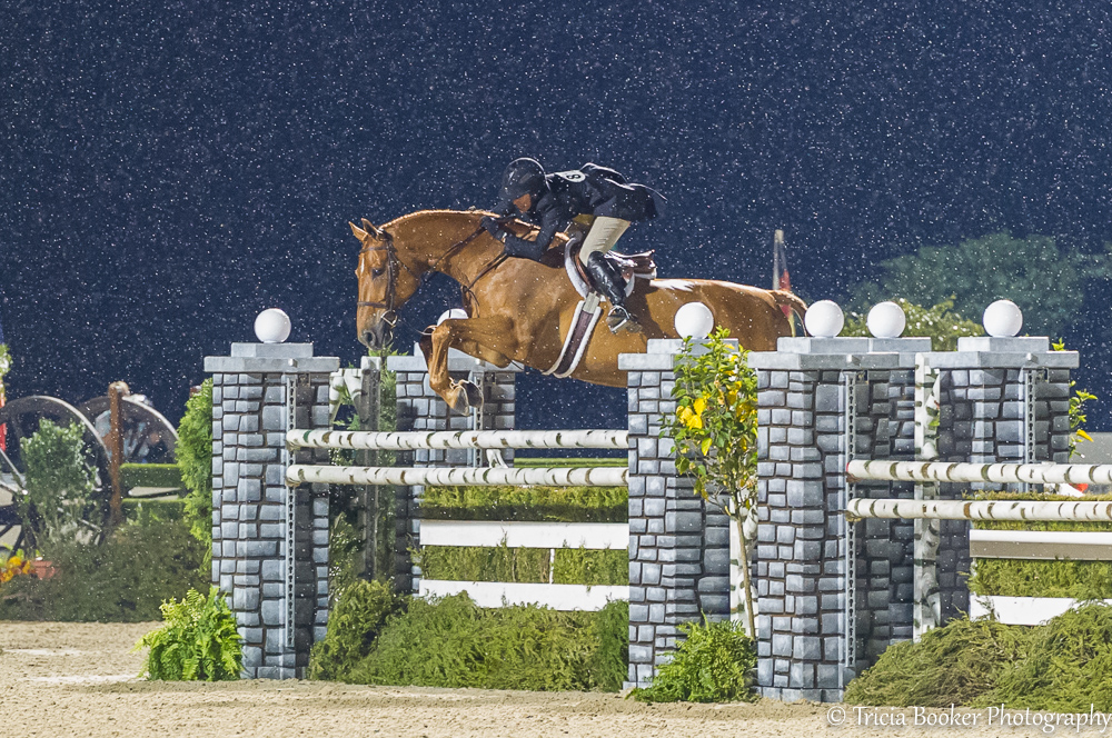 Liza Boyd and Brunello at the 2014 USHJA International Hunter Derby Championship