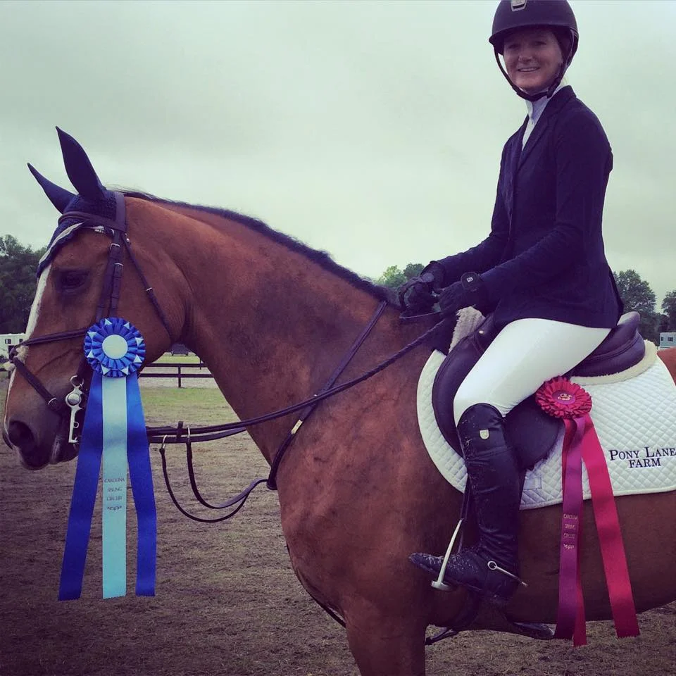 Maddy Thatcher and Dolce Vita with her classic ribbons