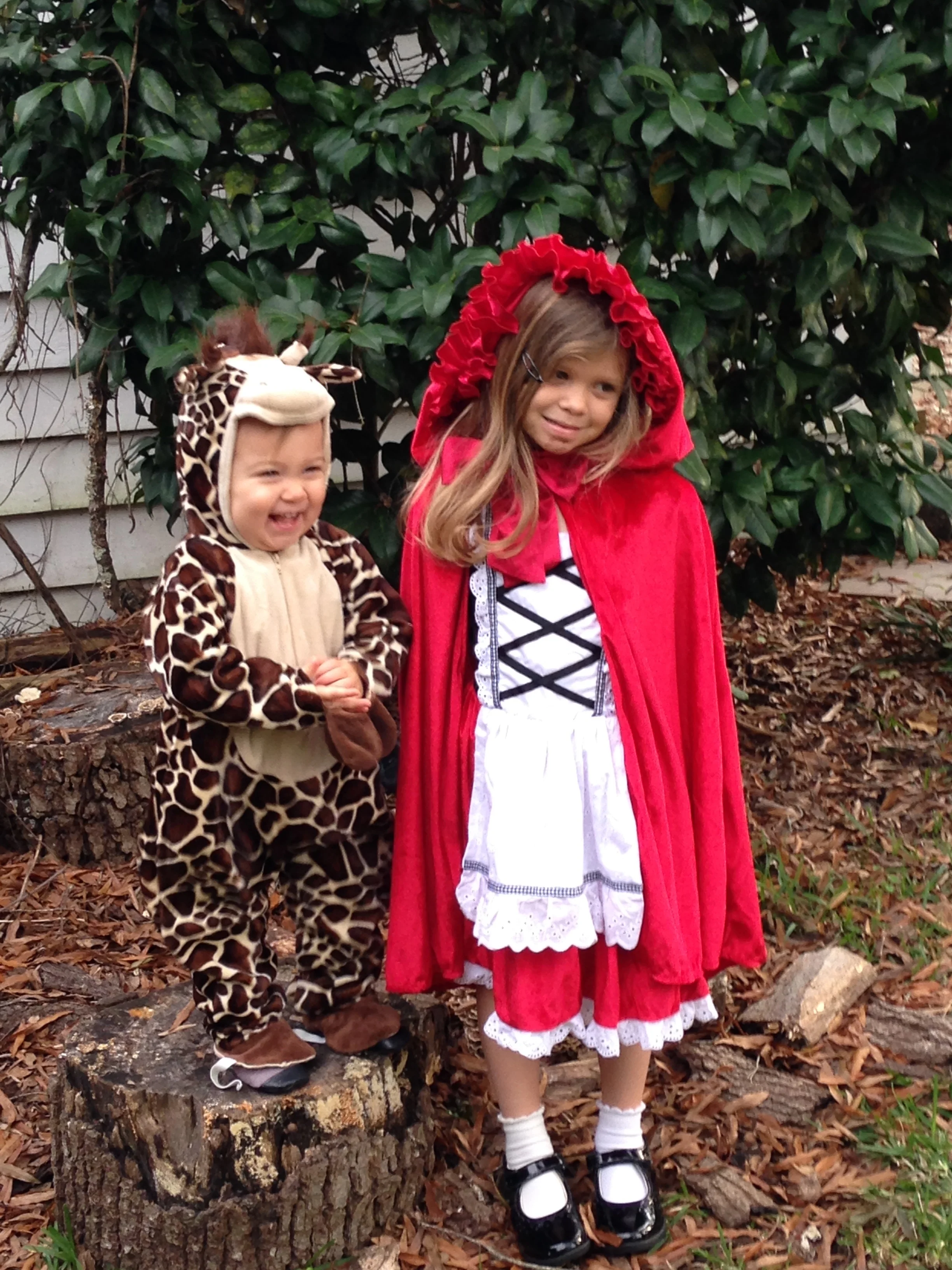 Happy Halloween from Adeline and Elle!