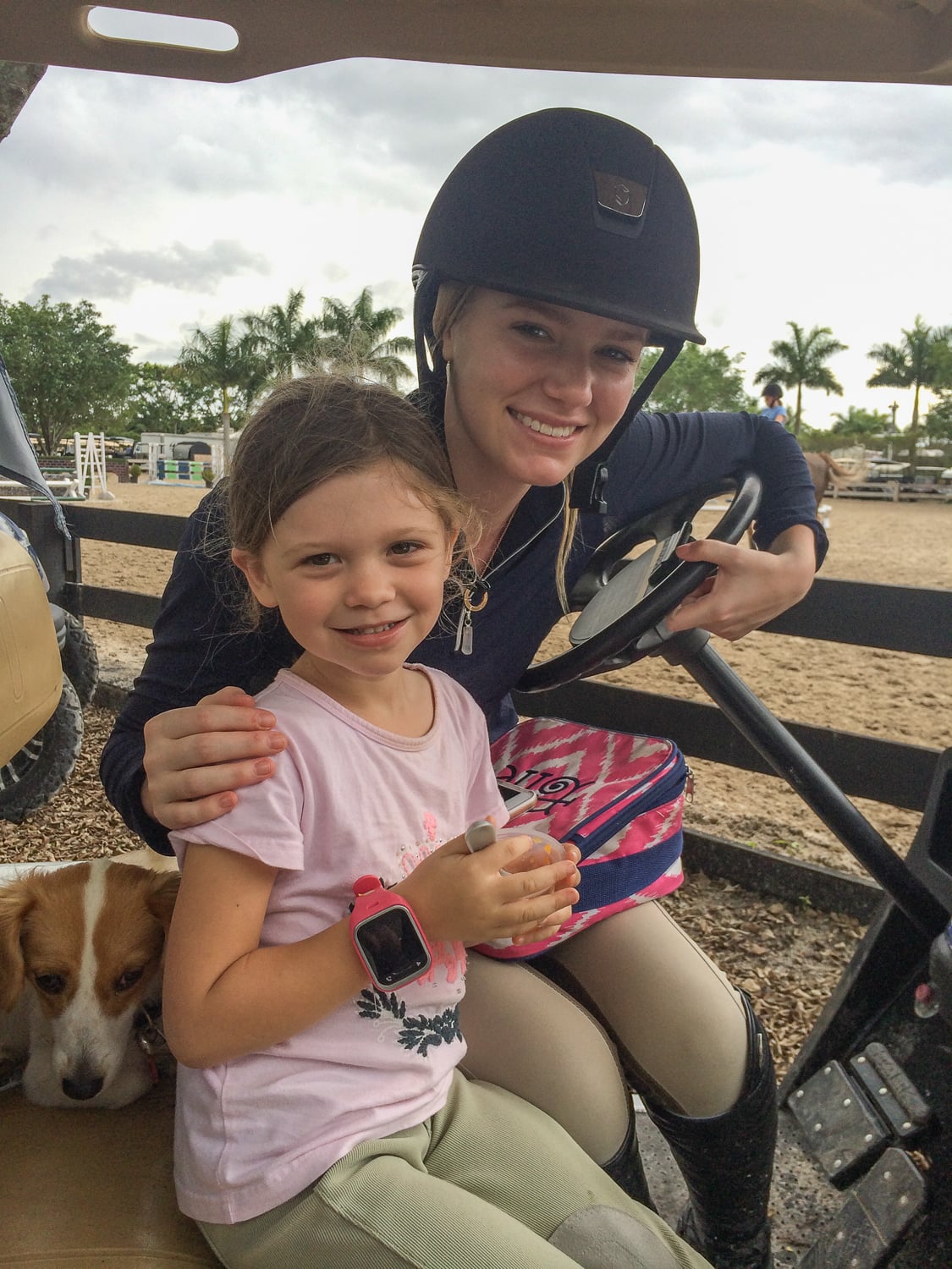 Elle Boyd and Stella Styslinger relaxing in Florida
