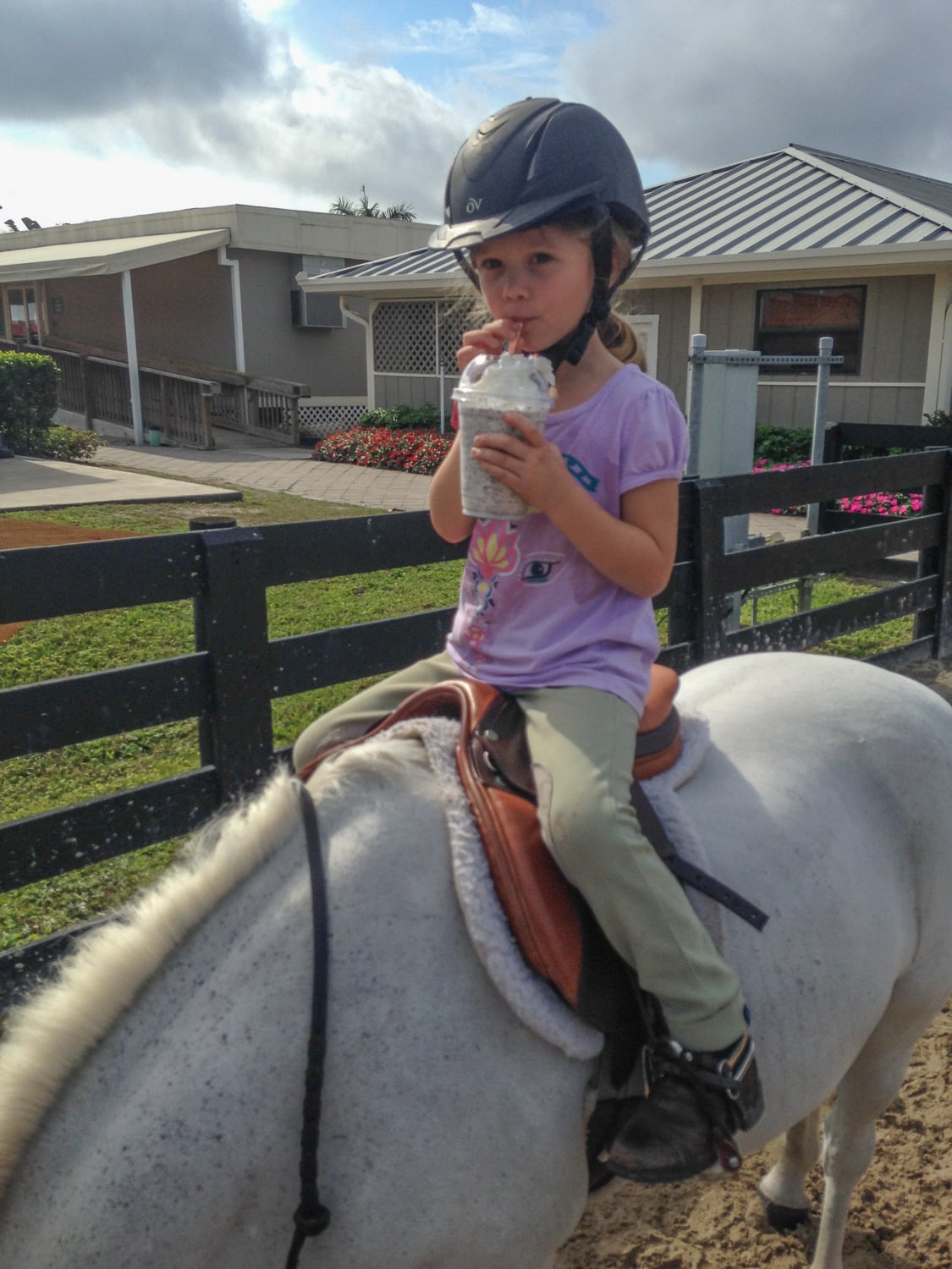 Elle takes a break from the heat!