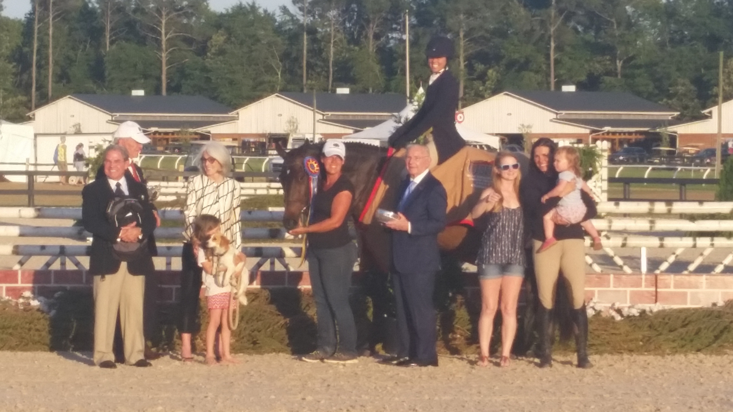 Pony Lane Farm's Like I Said and Liza Boyd won the $25,000 USHJA International Hunter Derby