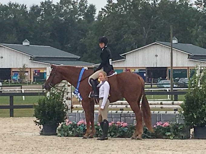 Finally Farm's Shamrock and Liza Boyd