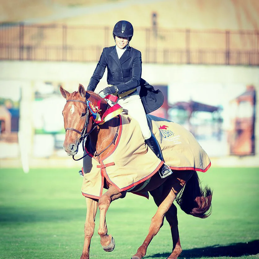 Brunello returned to the ring for victory in the $50,000 USHJA International Hunter Derby at Tryon with Liza Boyd. The Chronicle of the Horse/Lisa Slade Photo