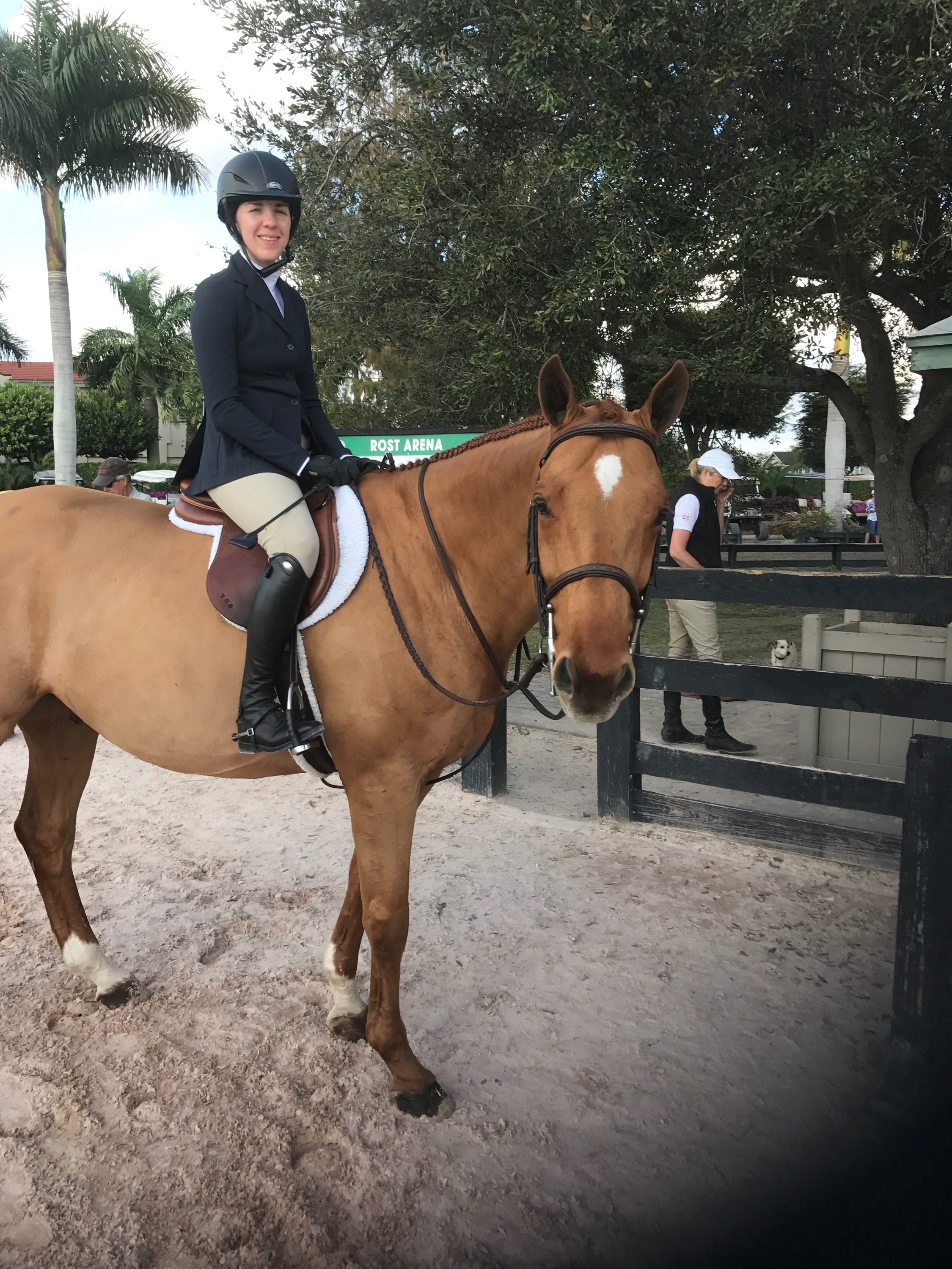 Megan Schall and Fenway