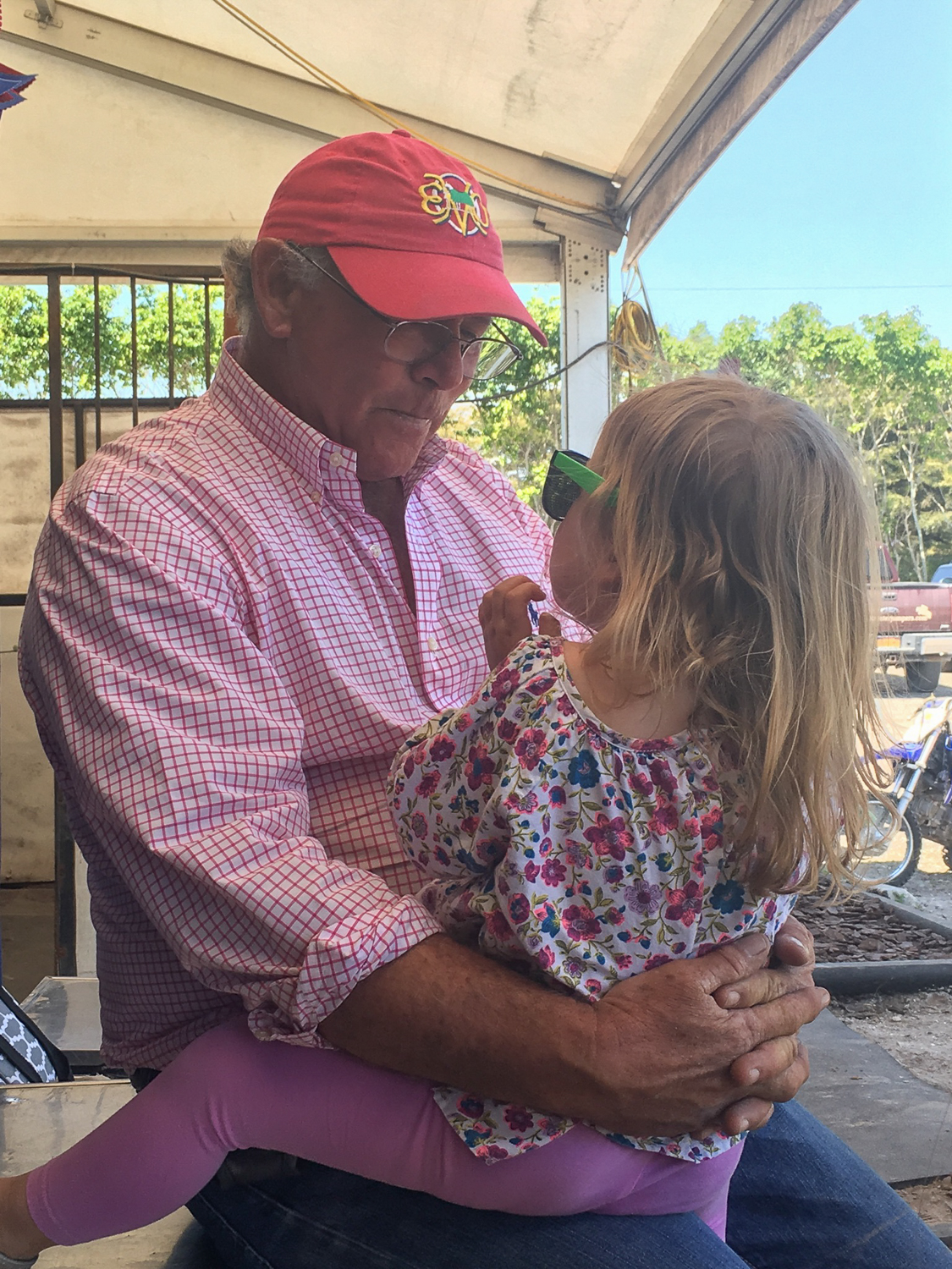 Jack Towell and granddaughter Adeline