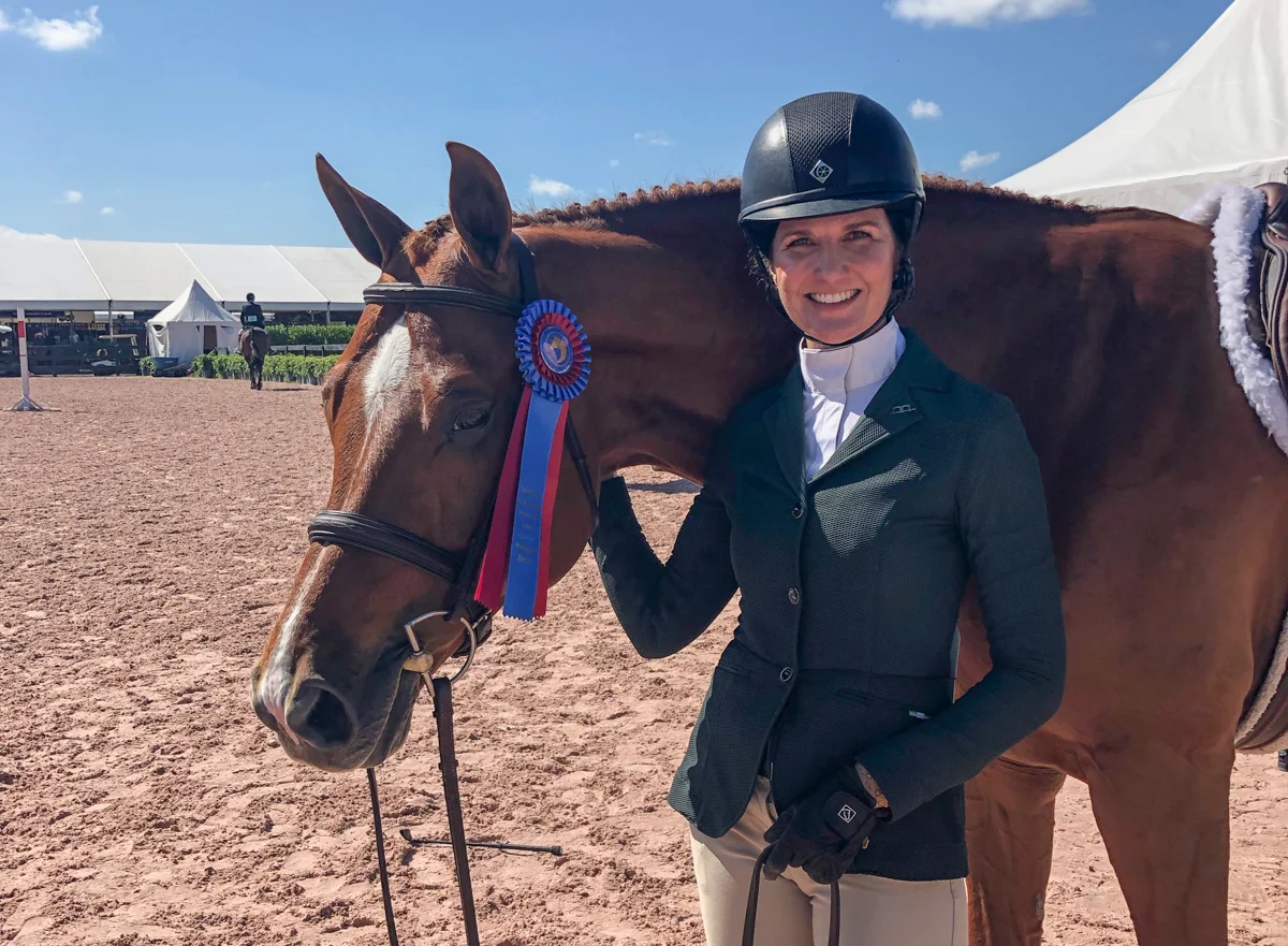 Paige Miller with Shamrock