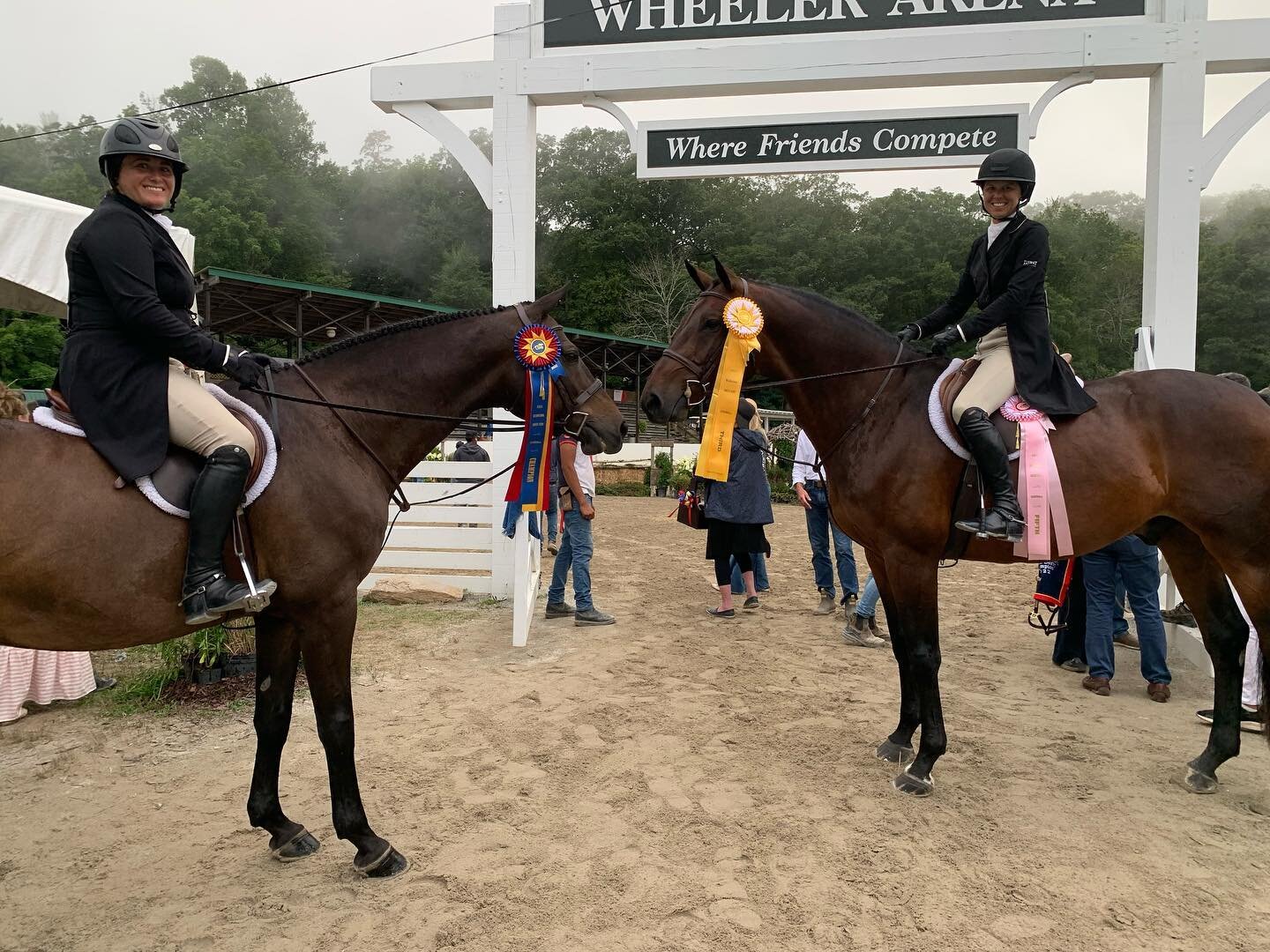 What a night! Bryan Baldwin&rsquo;s El Primero and Tori Colvin win, Liza and Mary Jane King&rsquo;s Drumroll 3rd, Liza and Rebekah Warren&rsquo;s MTM Hand Him Over 5th, and Rebekah Warren on her own Cassico 11th in the $15,000 International Hunter De
