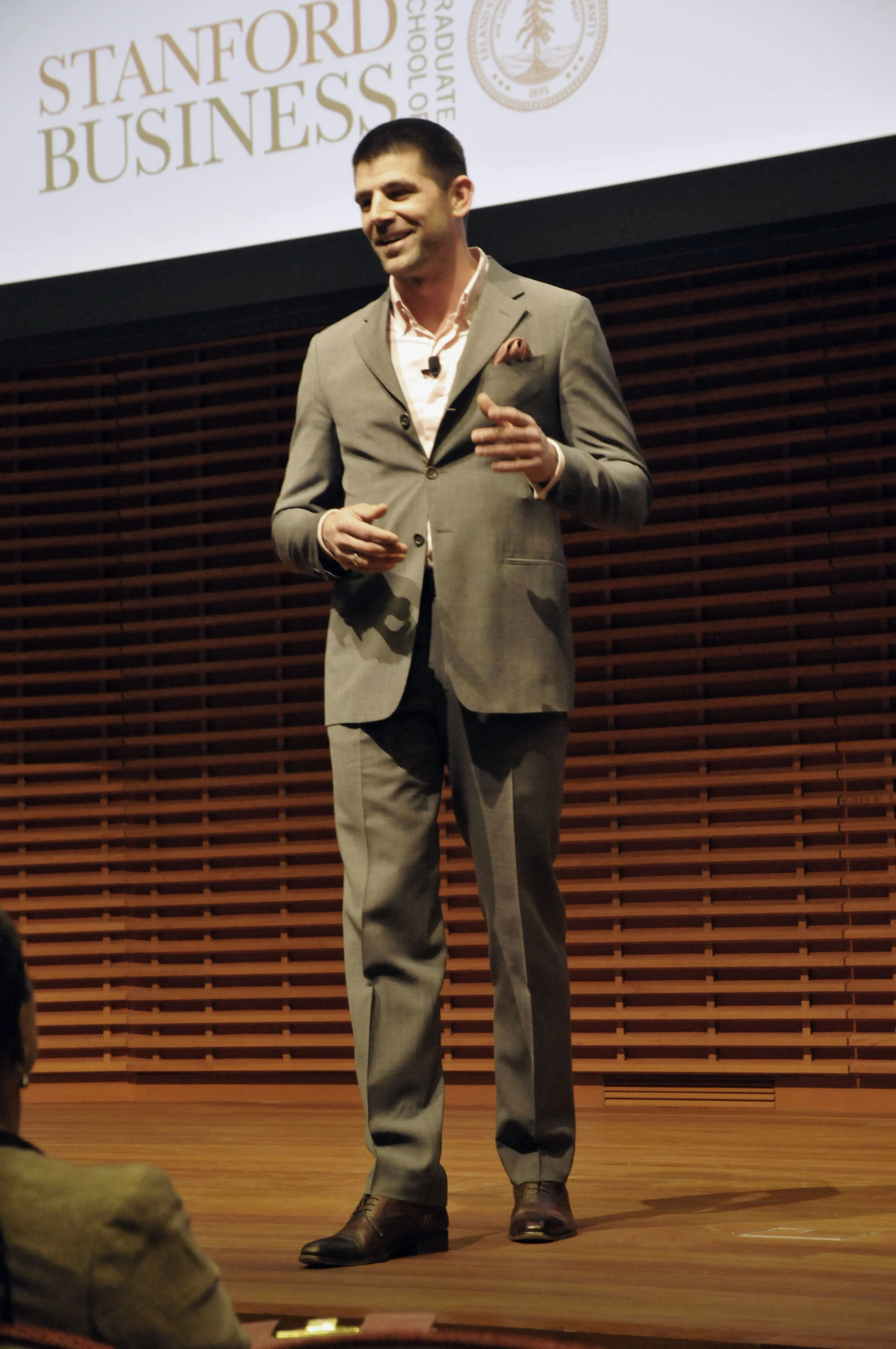 Dragos Bucurenci la Stanford Graduate School of Business. Photo: Natalie White