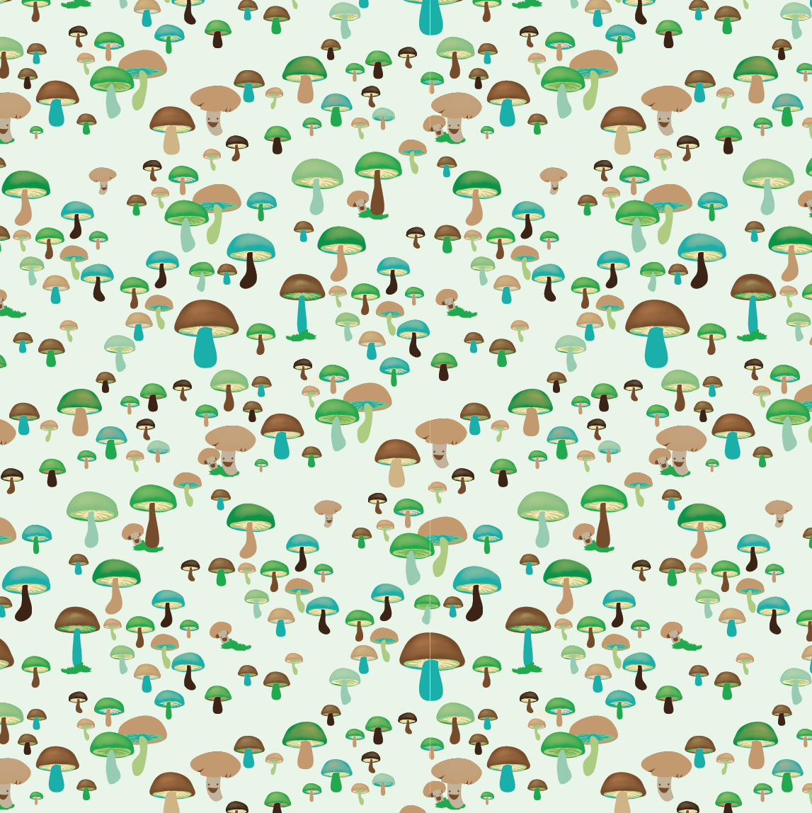 design surface pattern nature mushrooms nonna design illustration.png