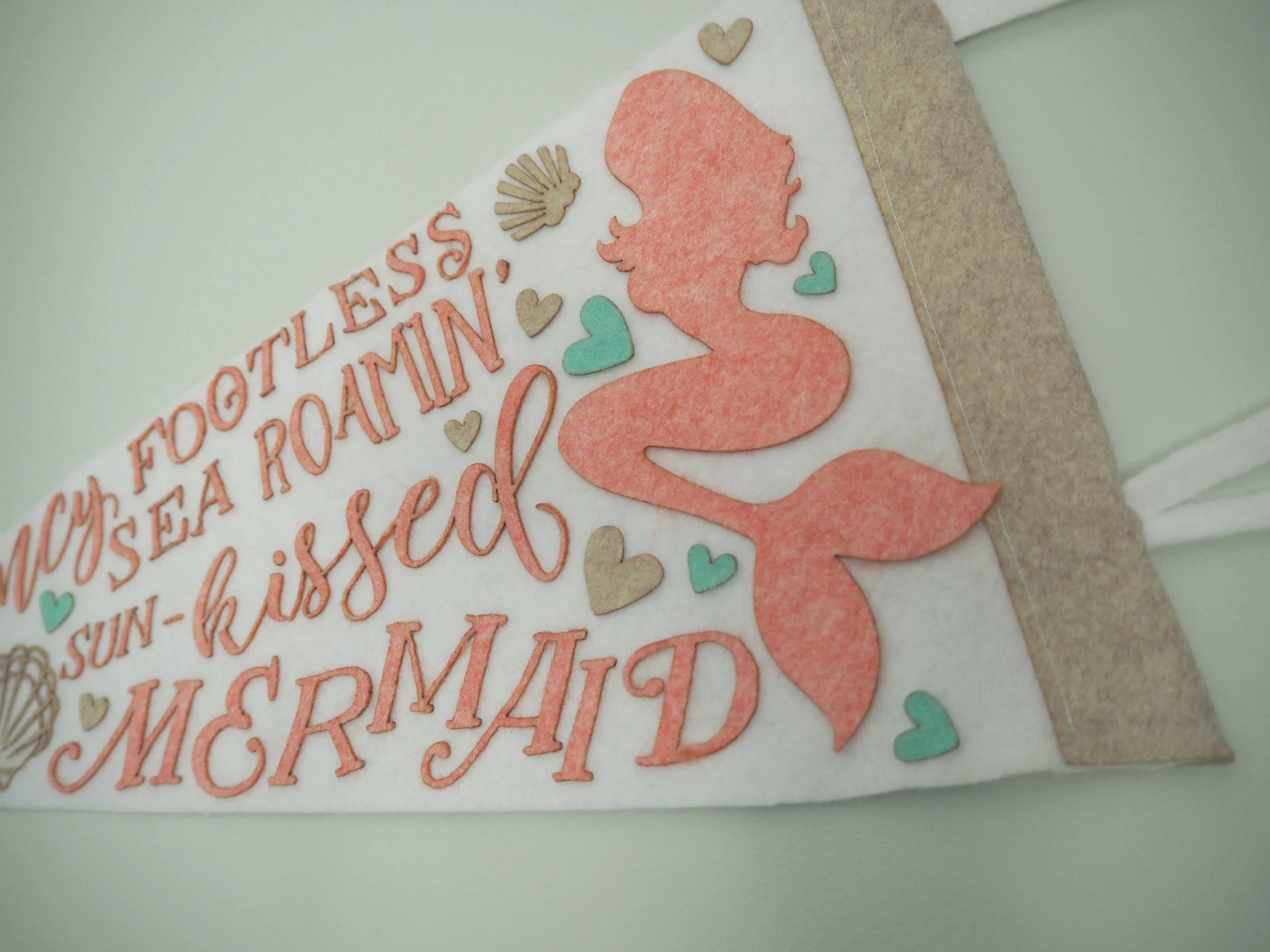 Mermaid Felt Pennant Banner
