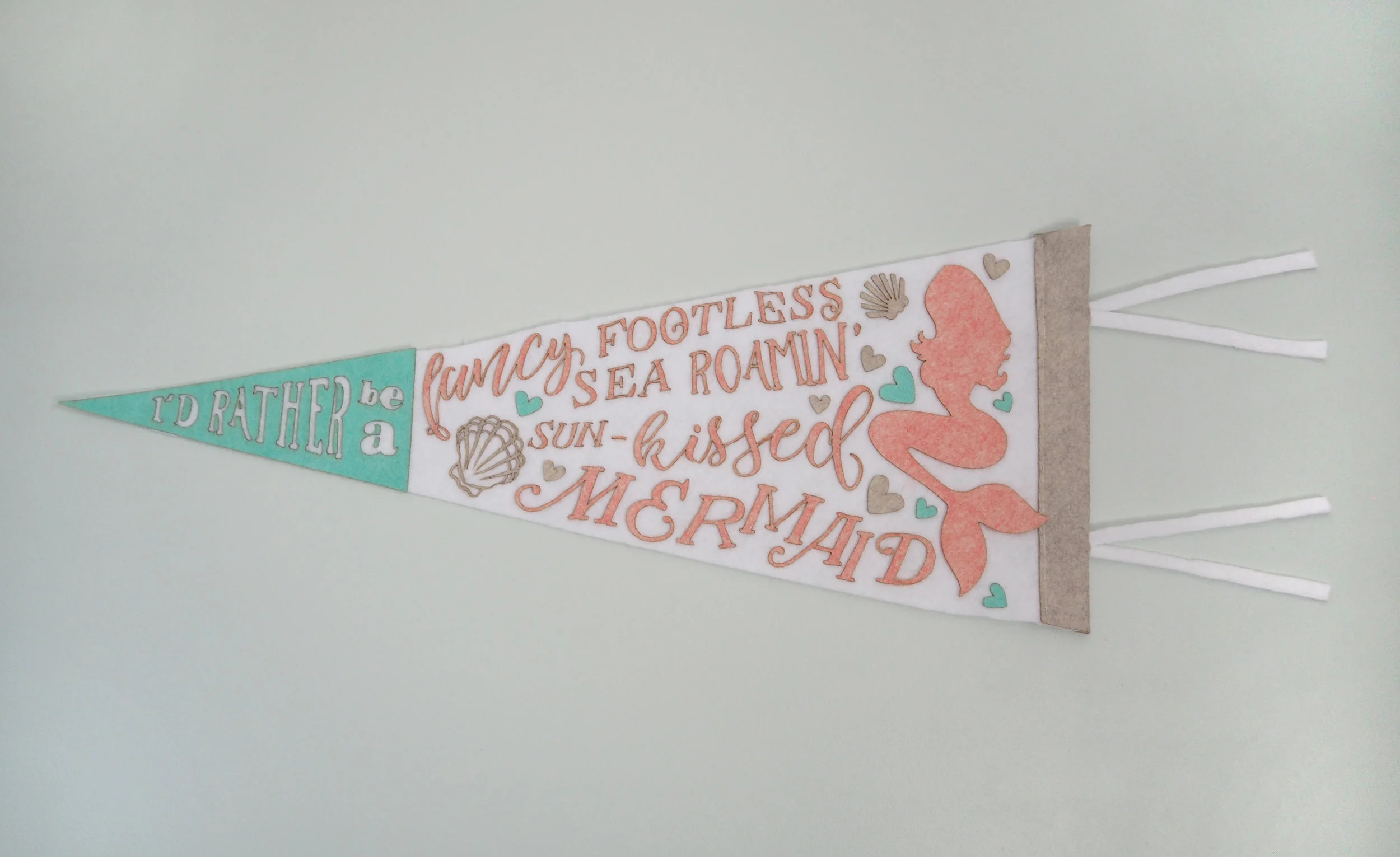 Mermaid Felt Pennant Banner