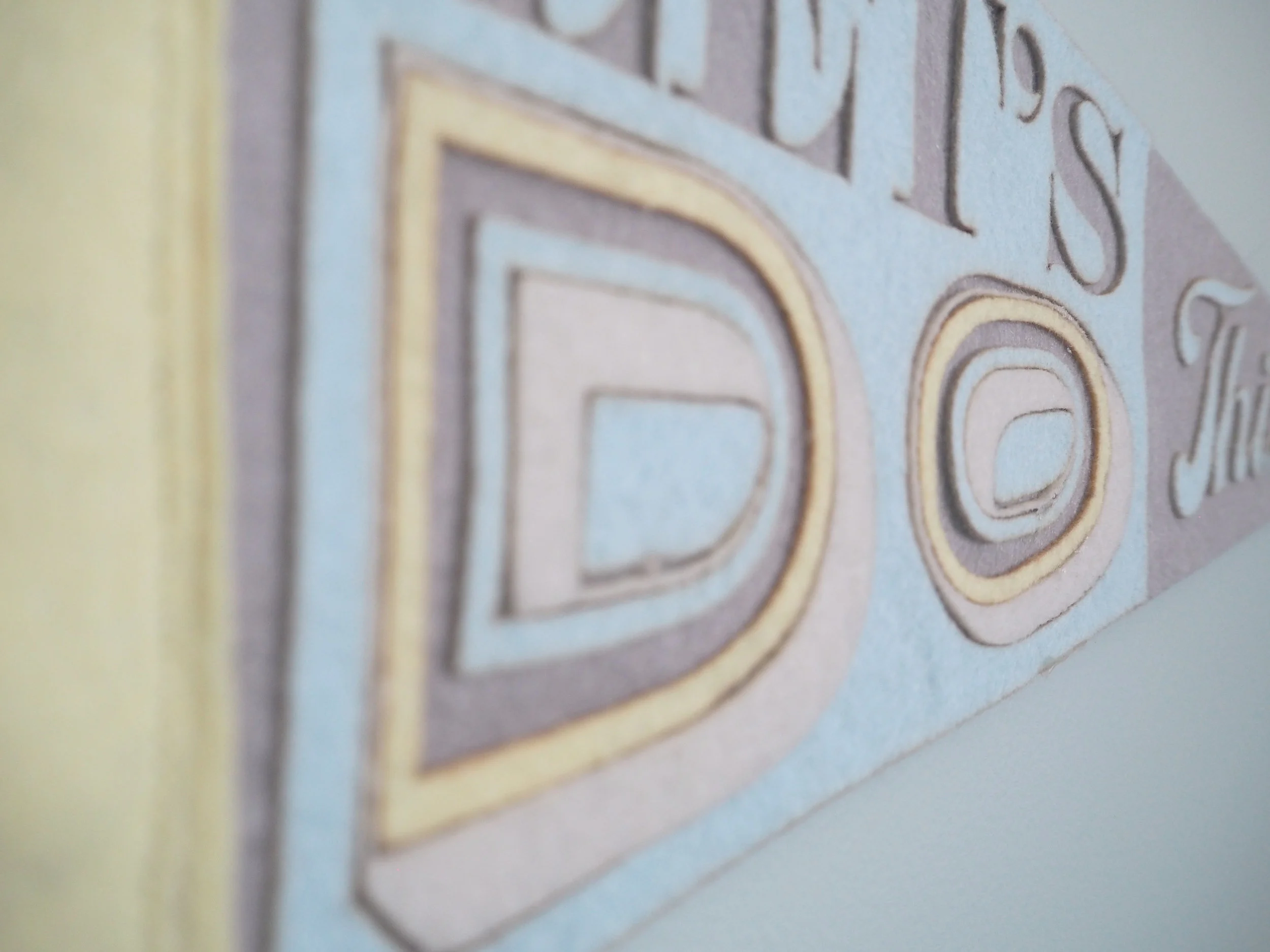 Let's Do This Felt Pennant Banner • Large 16" | Nonna Illustration & Design