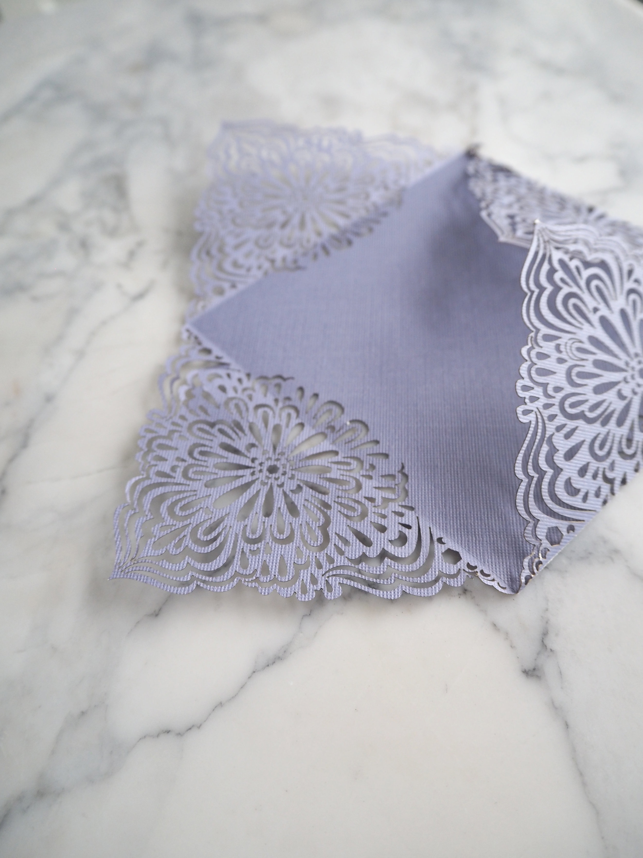 Moroccan Laser Cut Invitation Wrap