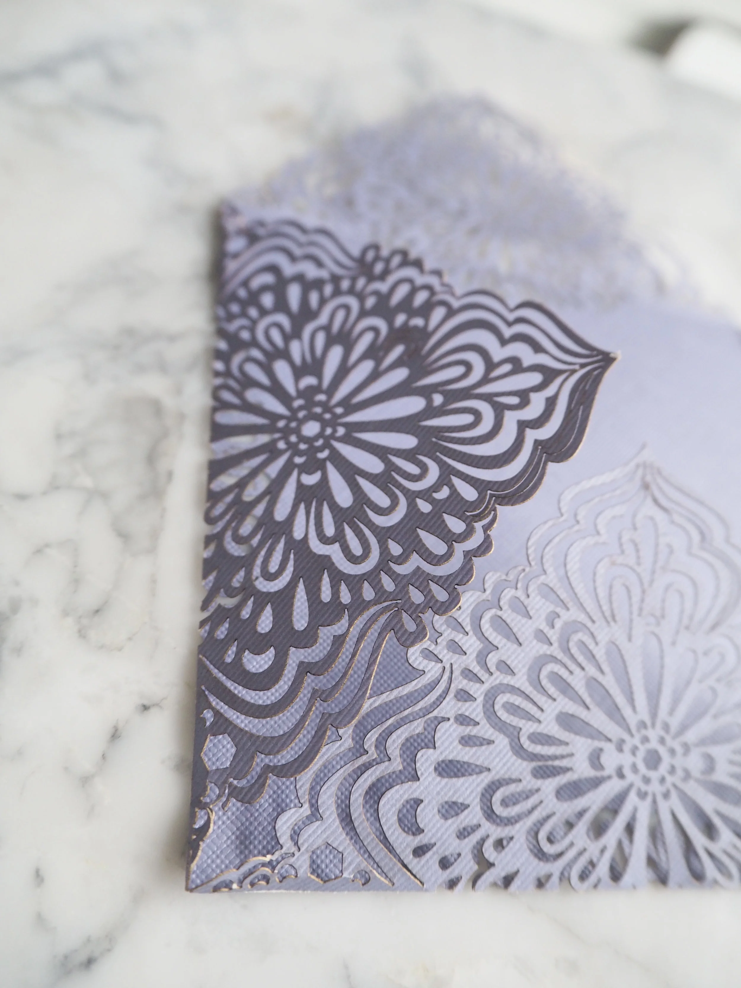 Moroccan Laser Cut Invitation Wrap