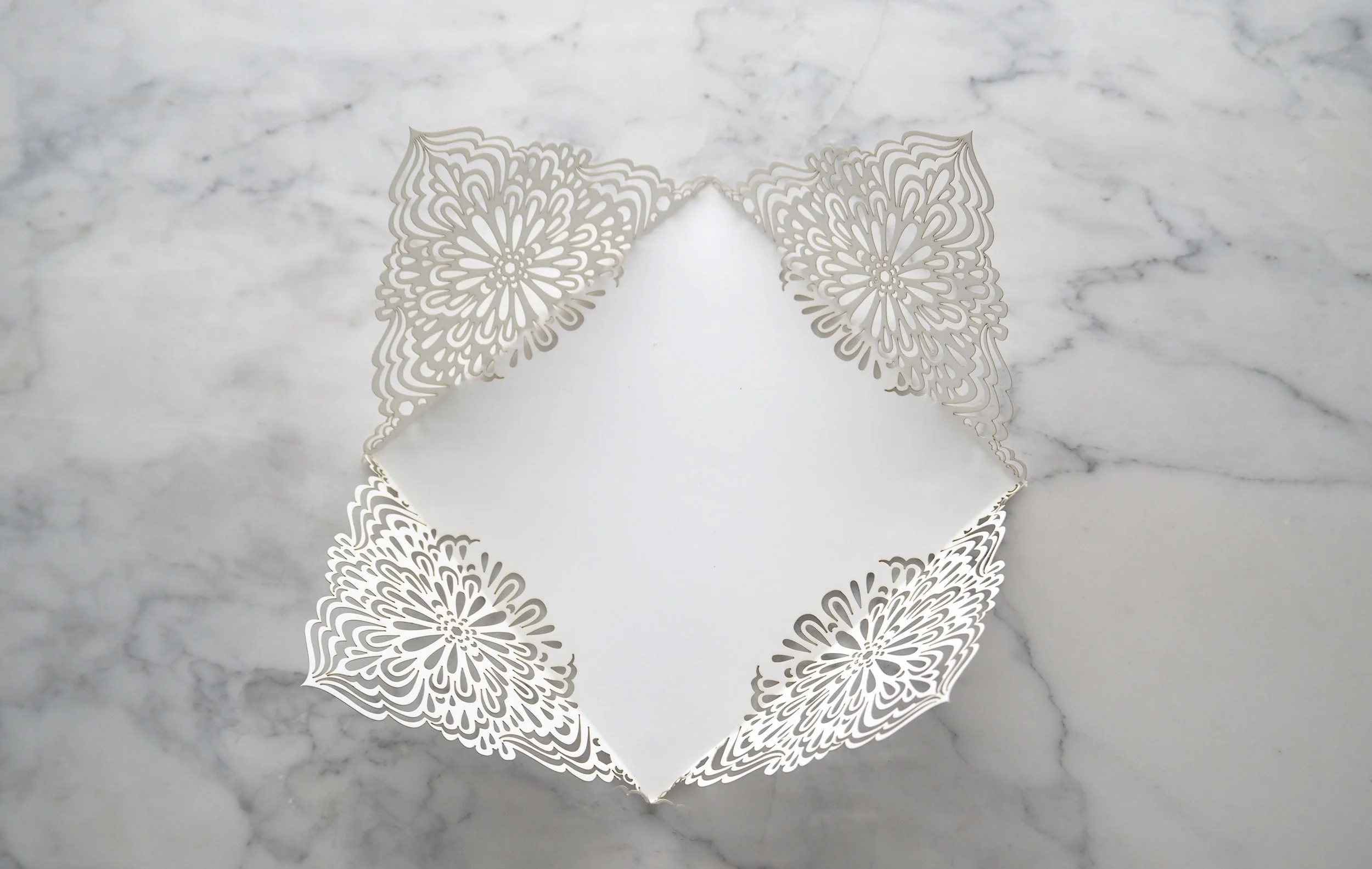 Moroccan Laser Cut Invitation Wrap